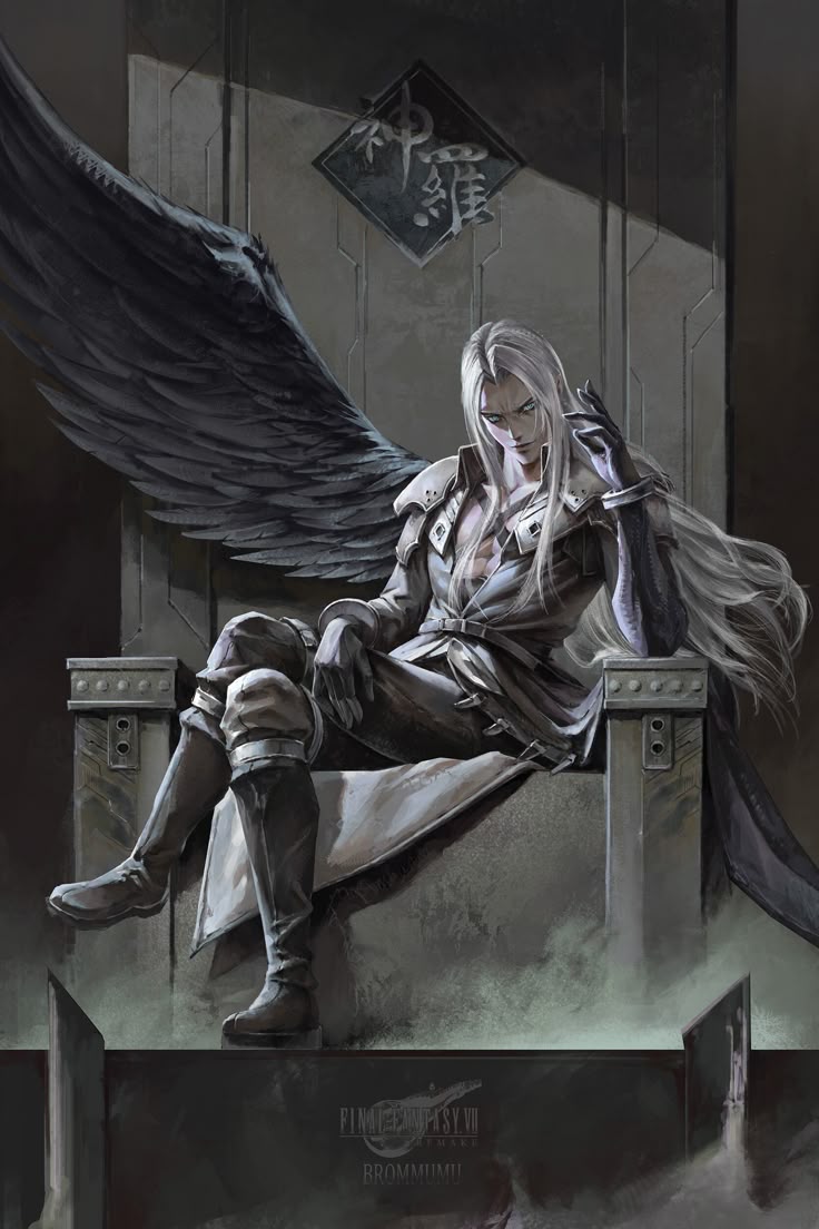 FINAL FANTASY 7 Sephiroth fanart, MUMU MEI