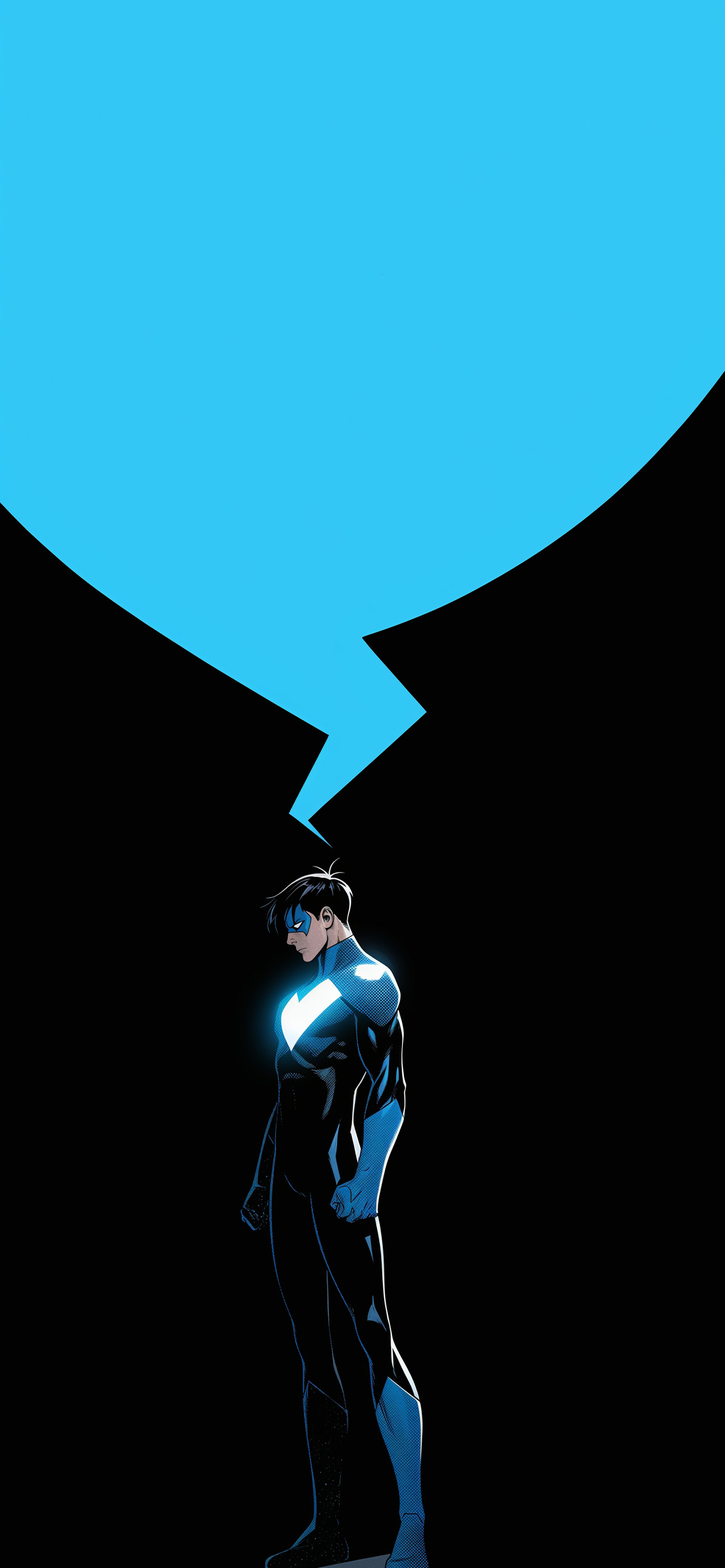 Nightwing Lightning Strike Heroic Pose