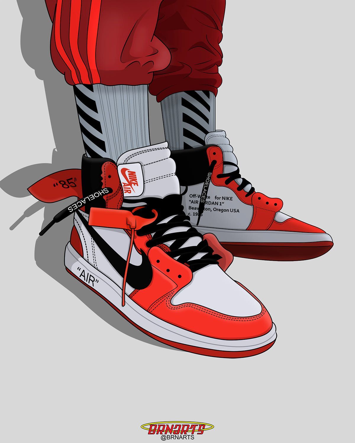 air jordan 1 off white wallpaper