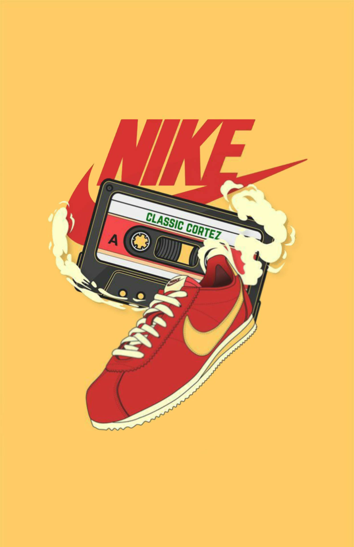 Download free Nike Cartoon Shoe Art