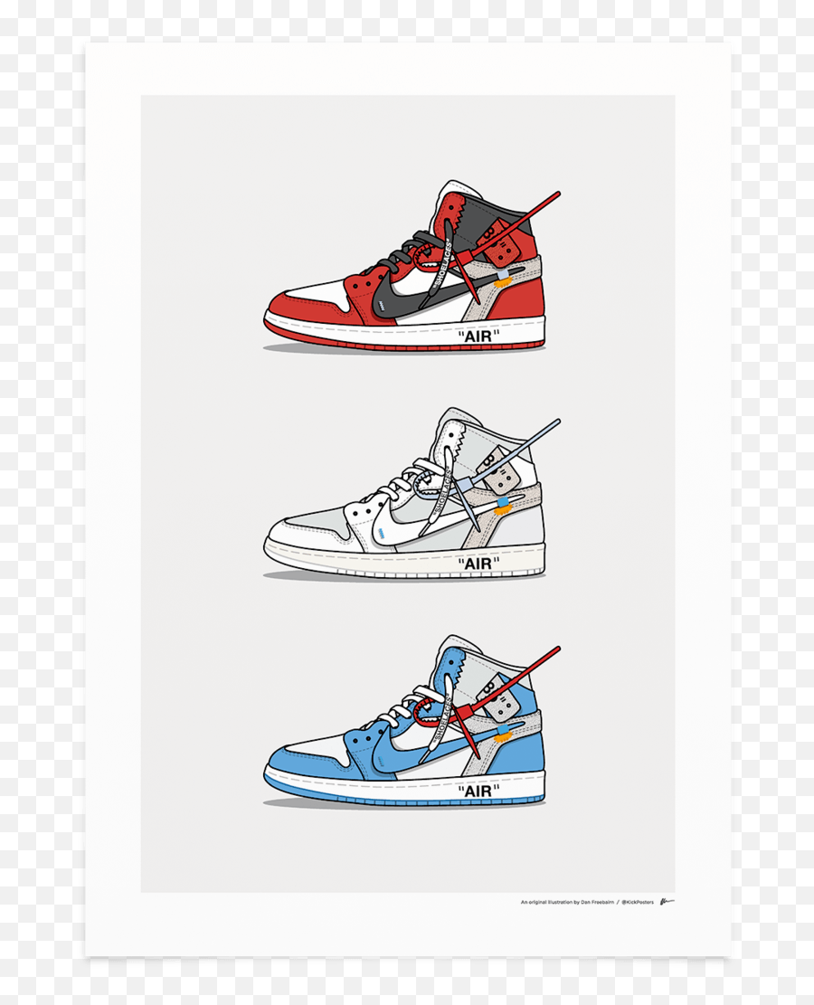Cartoon Jordan Shoes Wallpaper