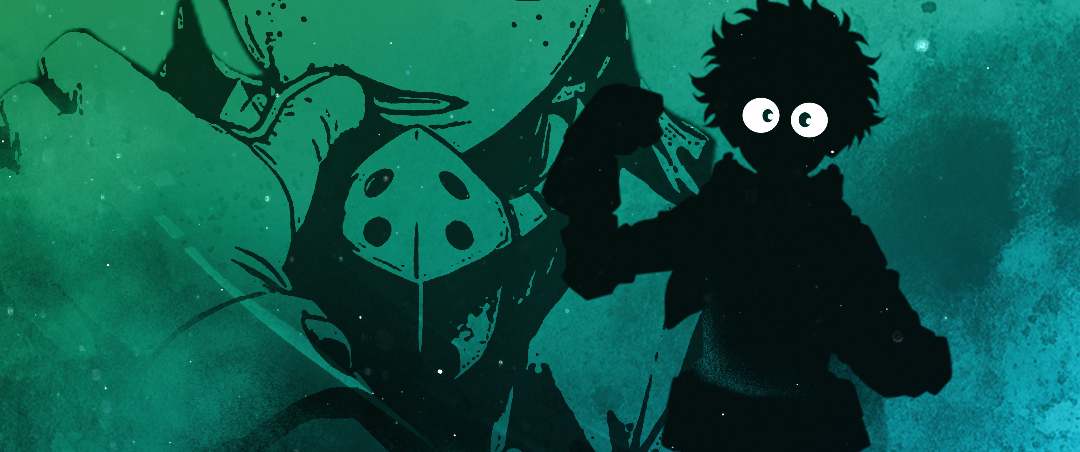 Izuku Midoriya Wallpaper 4K, Silhouette