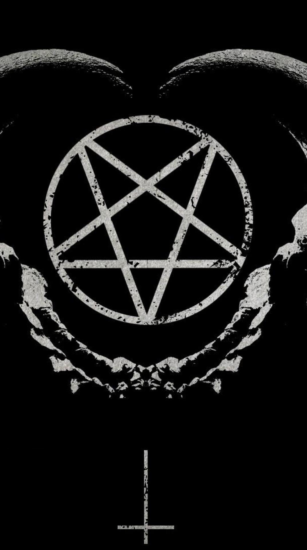 Wallpaper dark gothic horns 1080x1920