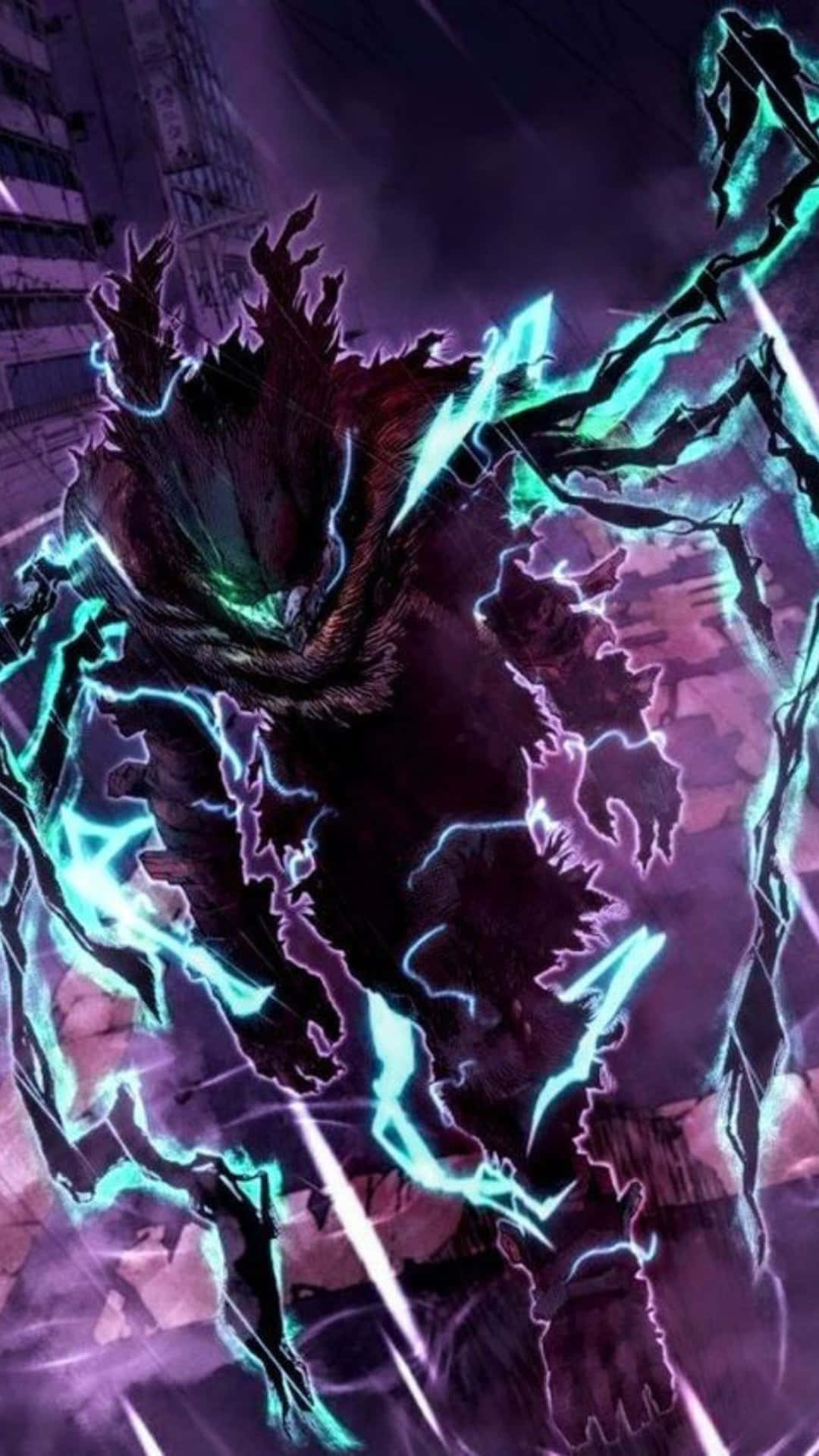 Download Vigilante Deku Electric Aura Wallpaper