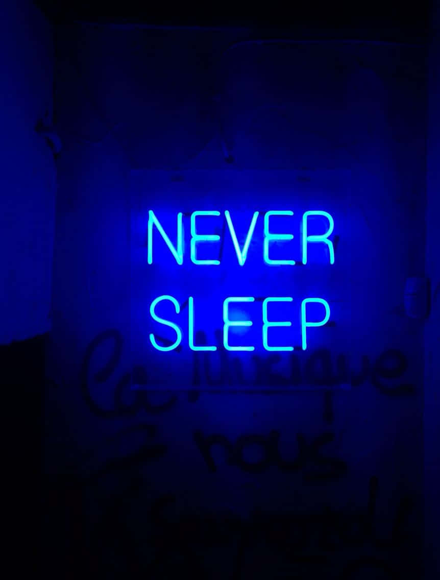 Neon Blue Aesthetic