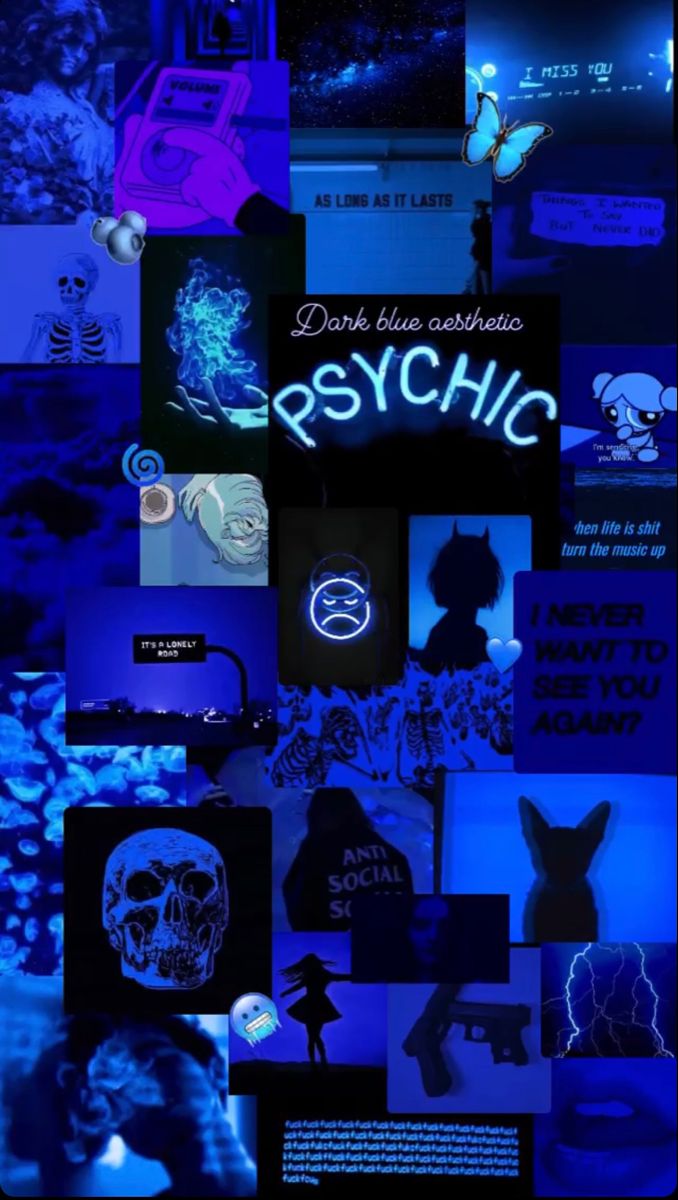 Blue aesthetic wallpaper