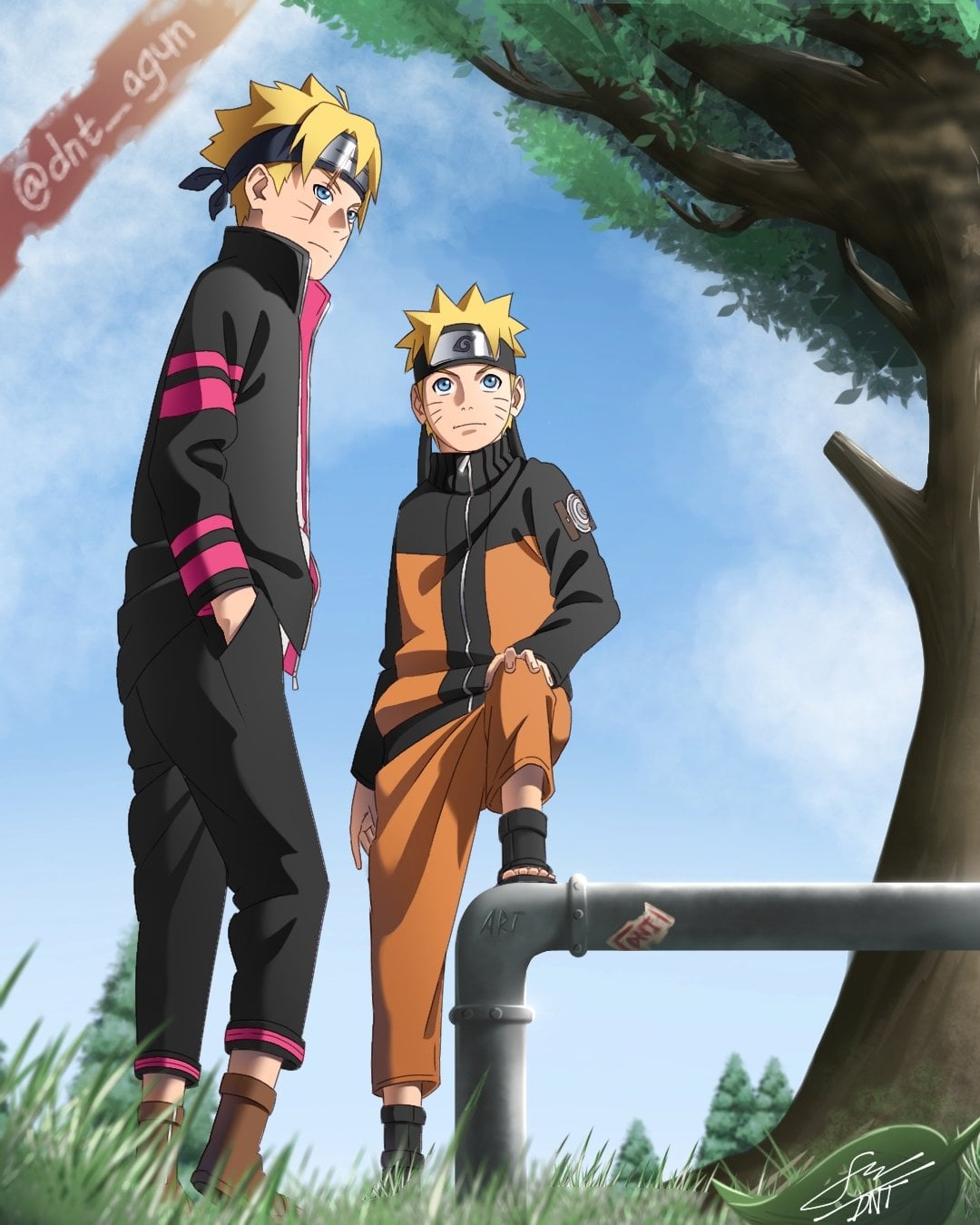 I love that Boruto is using Kenjutsu