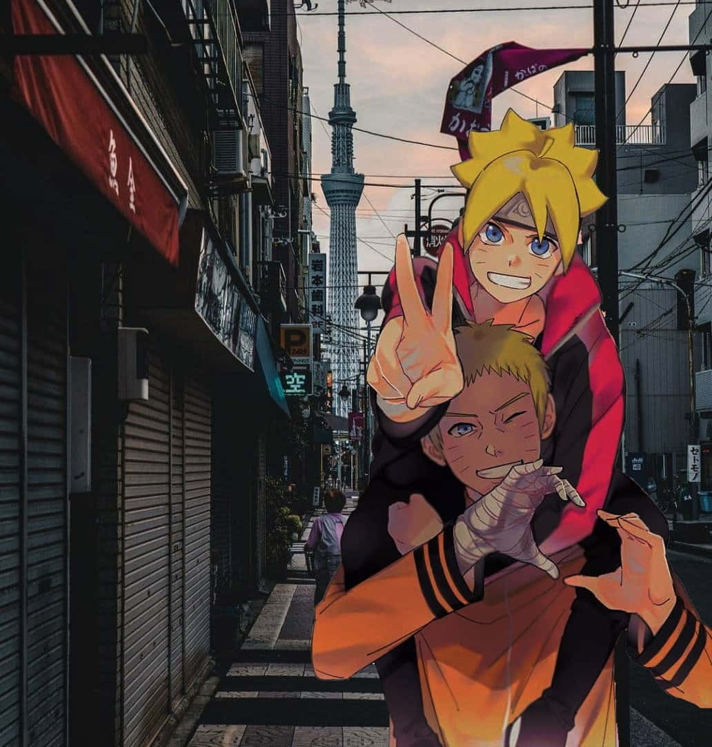Boruto and Naruto Wallpaper