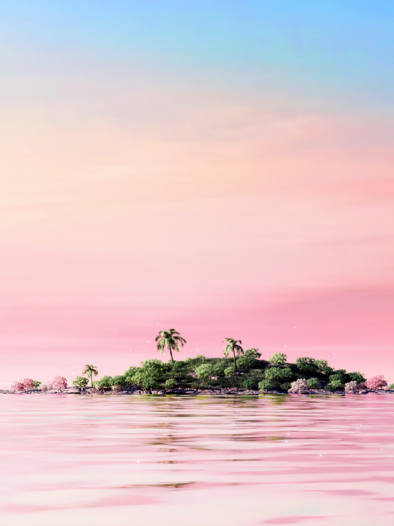 Tropical Wallpaper 4K, Island
