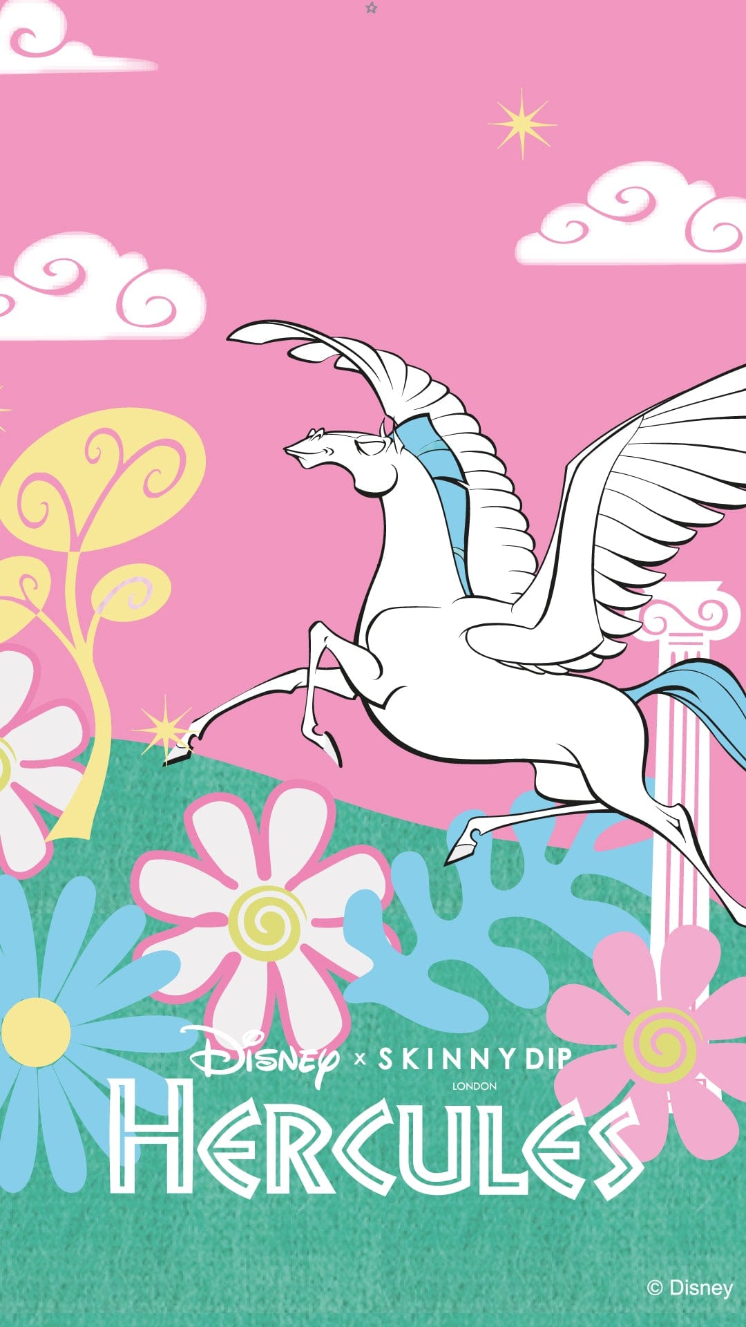 Hercules x Skinnydip: Phone Wallpaper