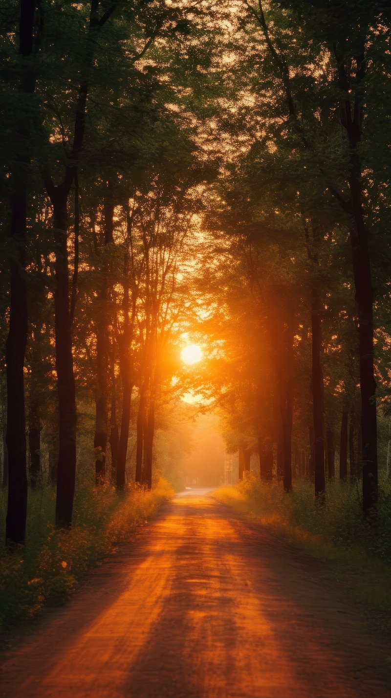 Wallpaper Dark Forest Photo Image