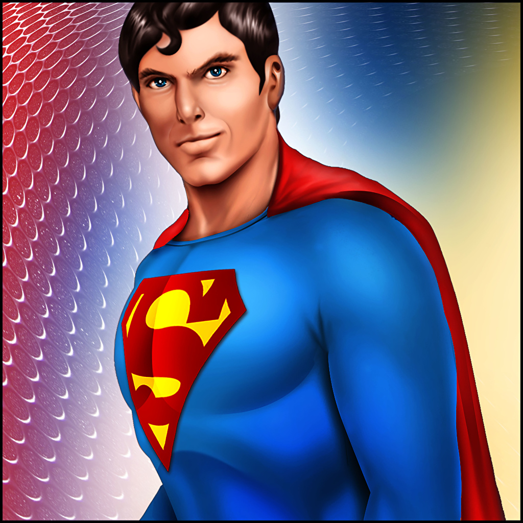 image Superman hero Men Fan ART