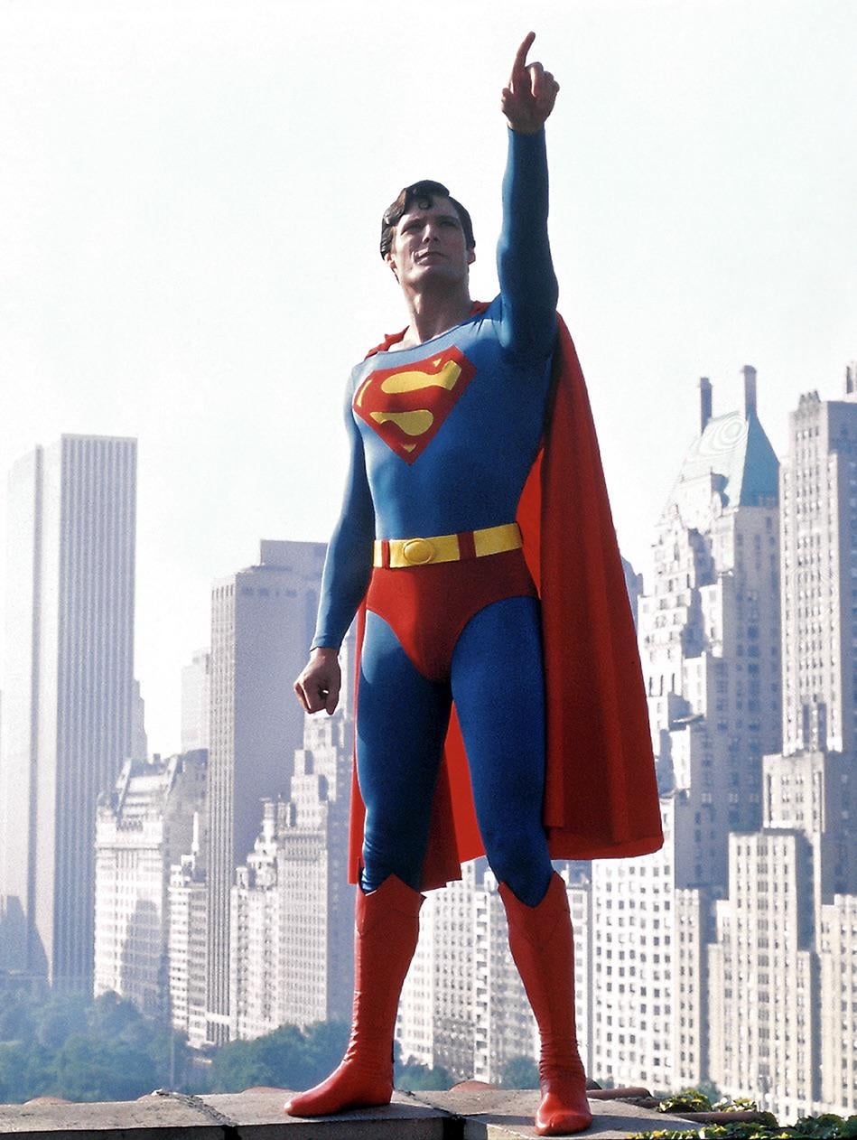 Christopher Reeve as Superman