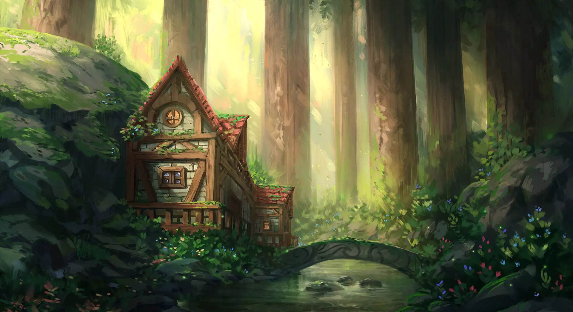 Live wallpaper Cozy Little Place 4K download on VSThemes.org