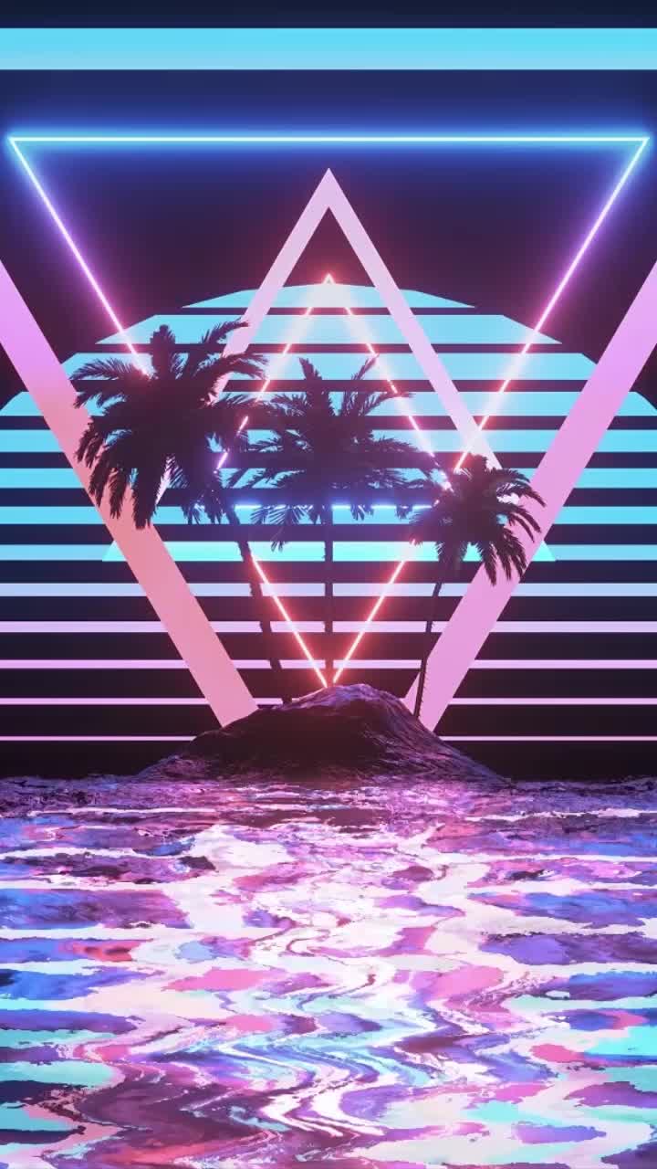 Live Phone Retro Paradise Wallpaper To