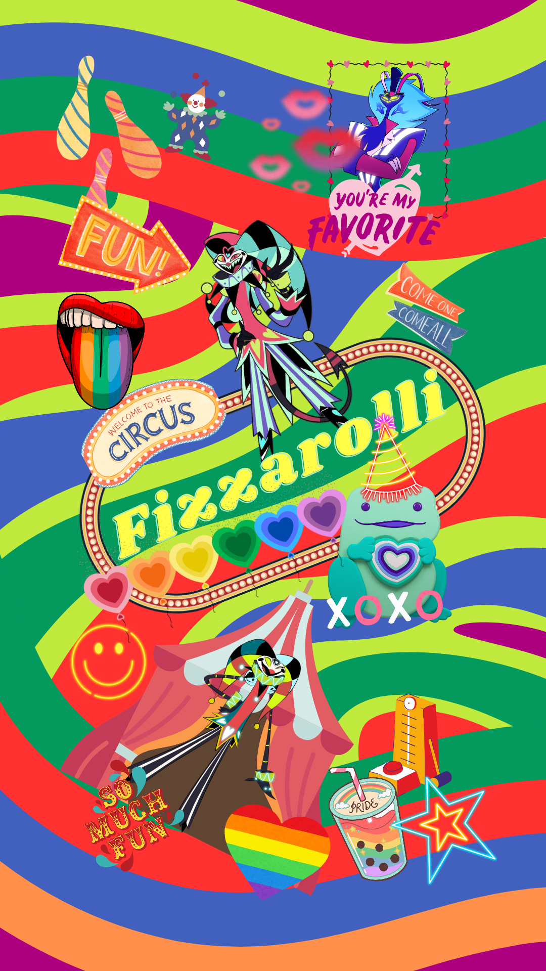 Made some phone wallpaper based on my