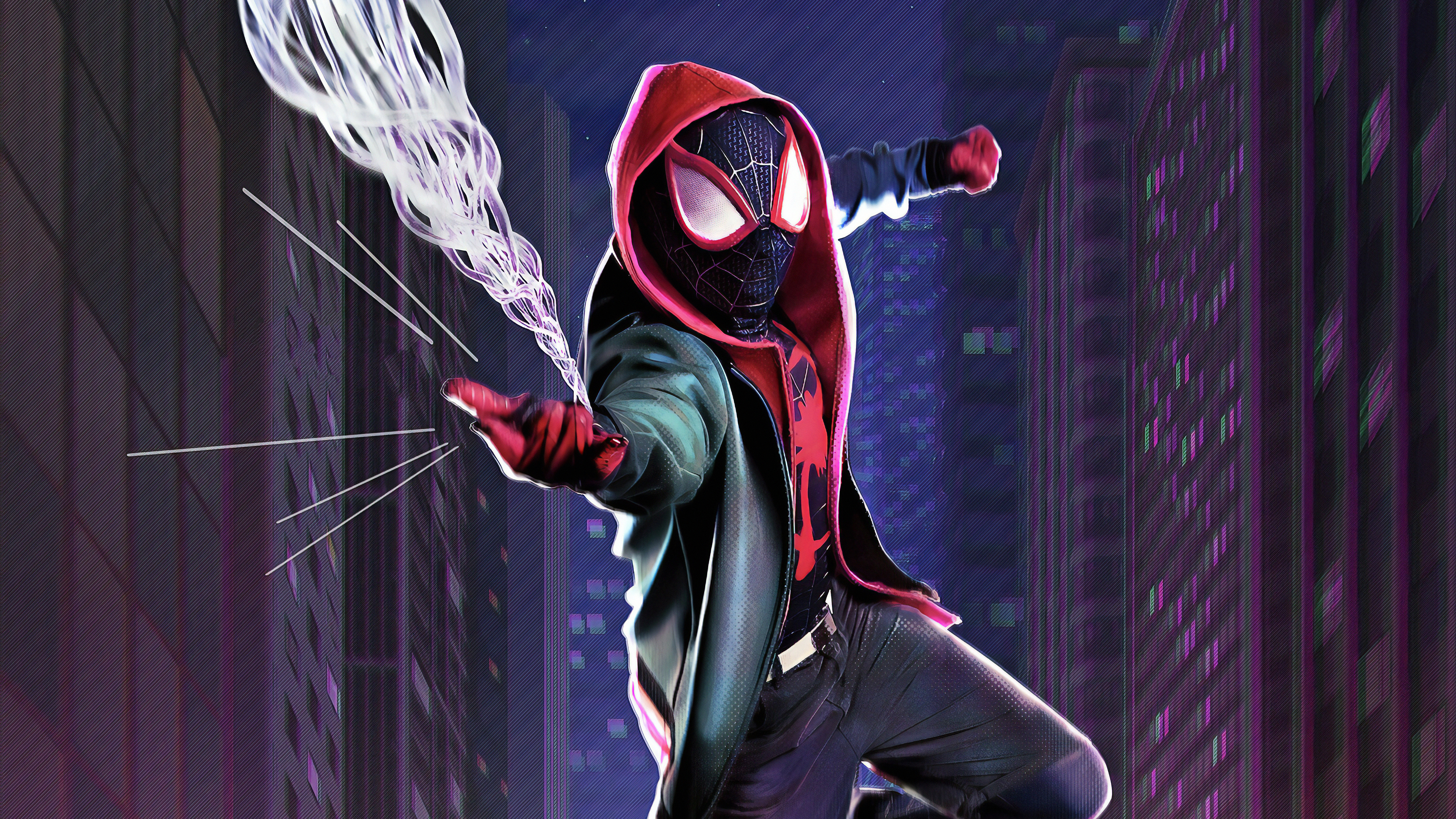 Miles Morales Cosplay 4k
