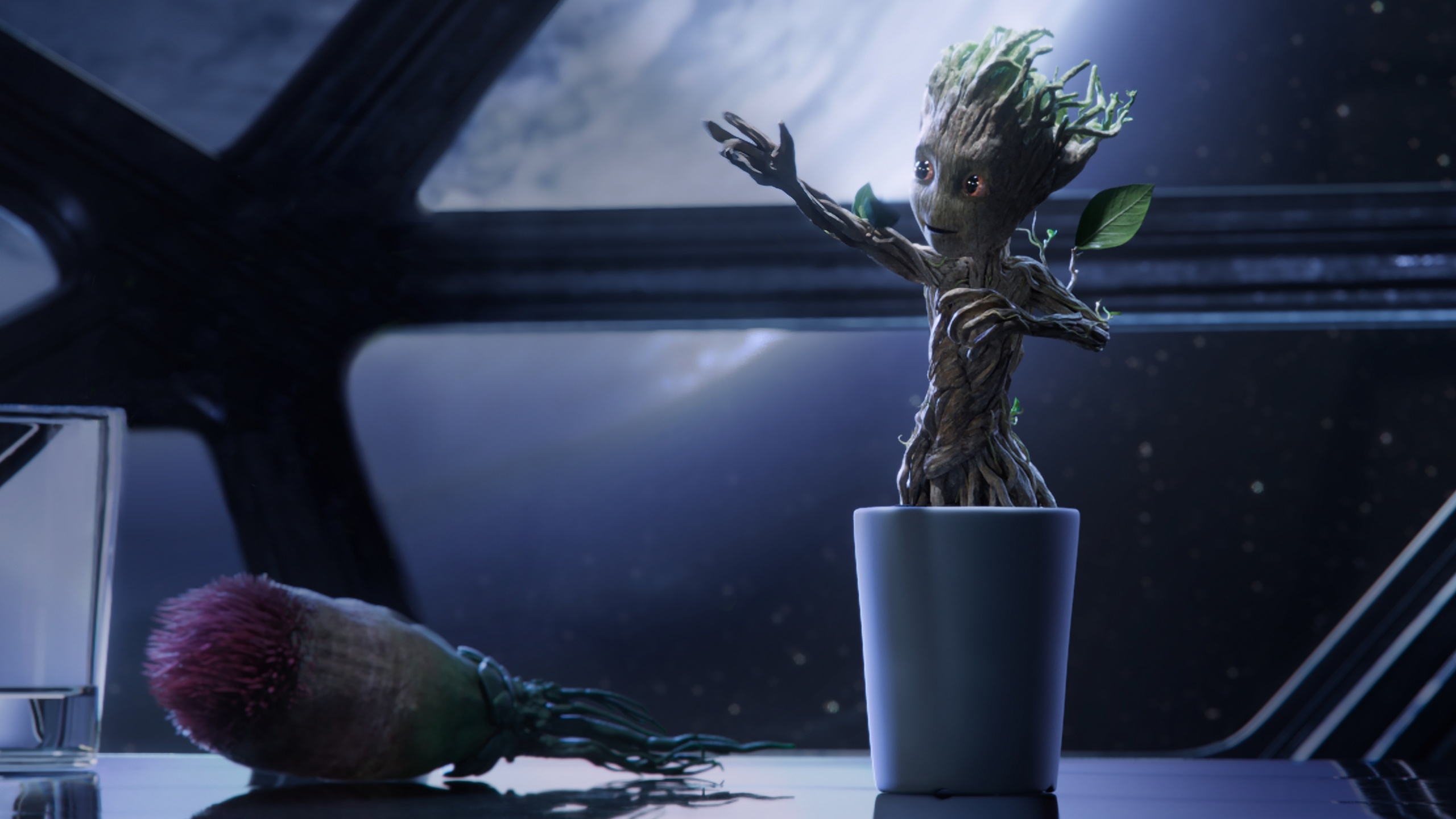 I Am Groot Wallpaper 4K, Baby Groot, TV
