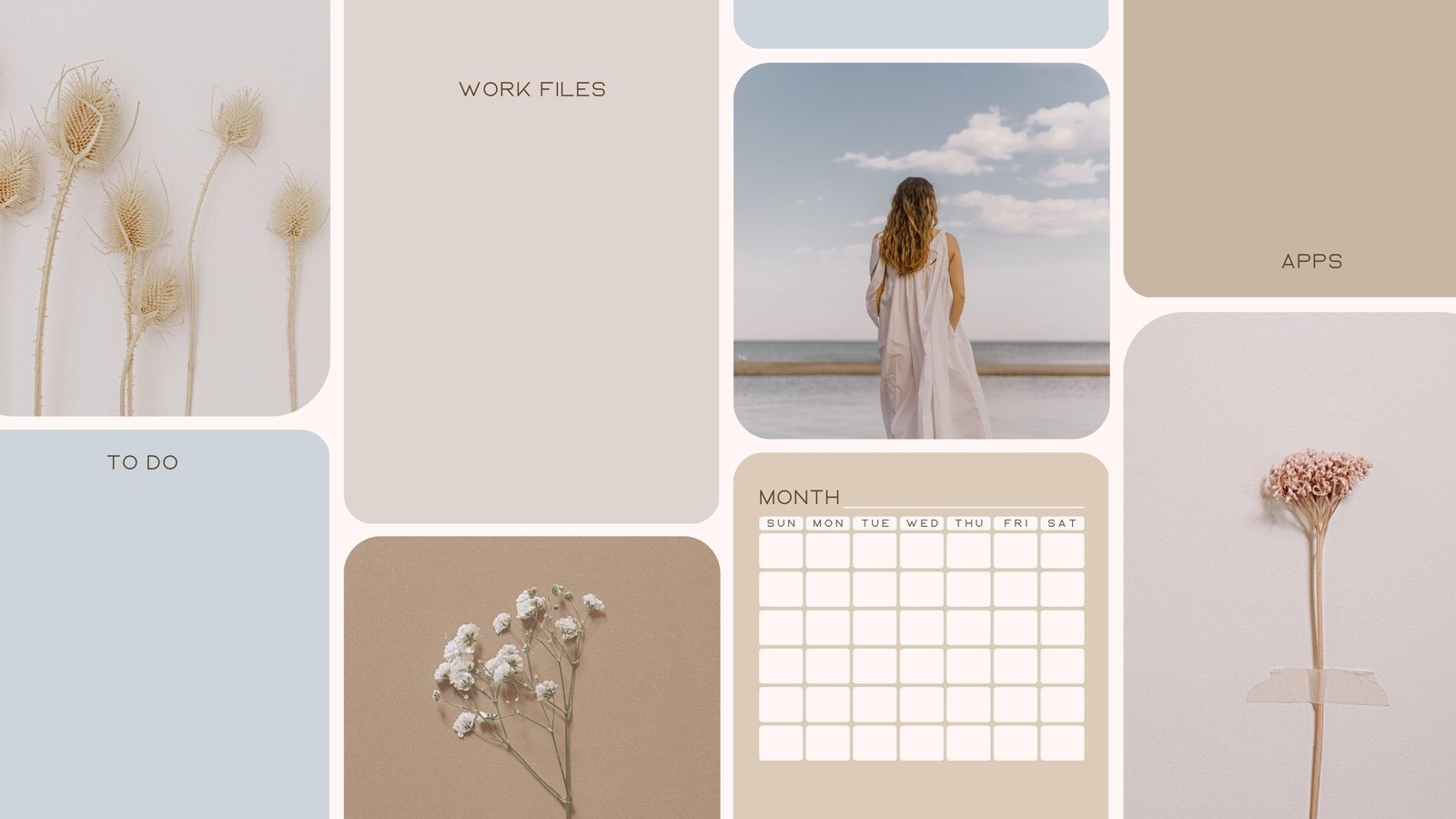 desktop organizer wallpaper