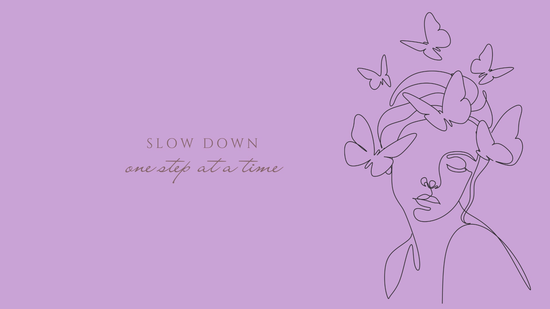 Purple Minimal Desktop Wallpaper