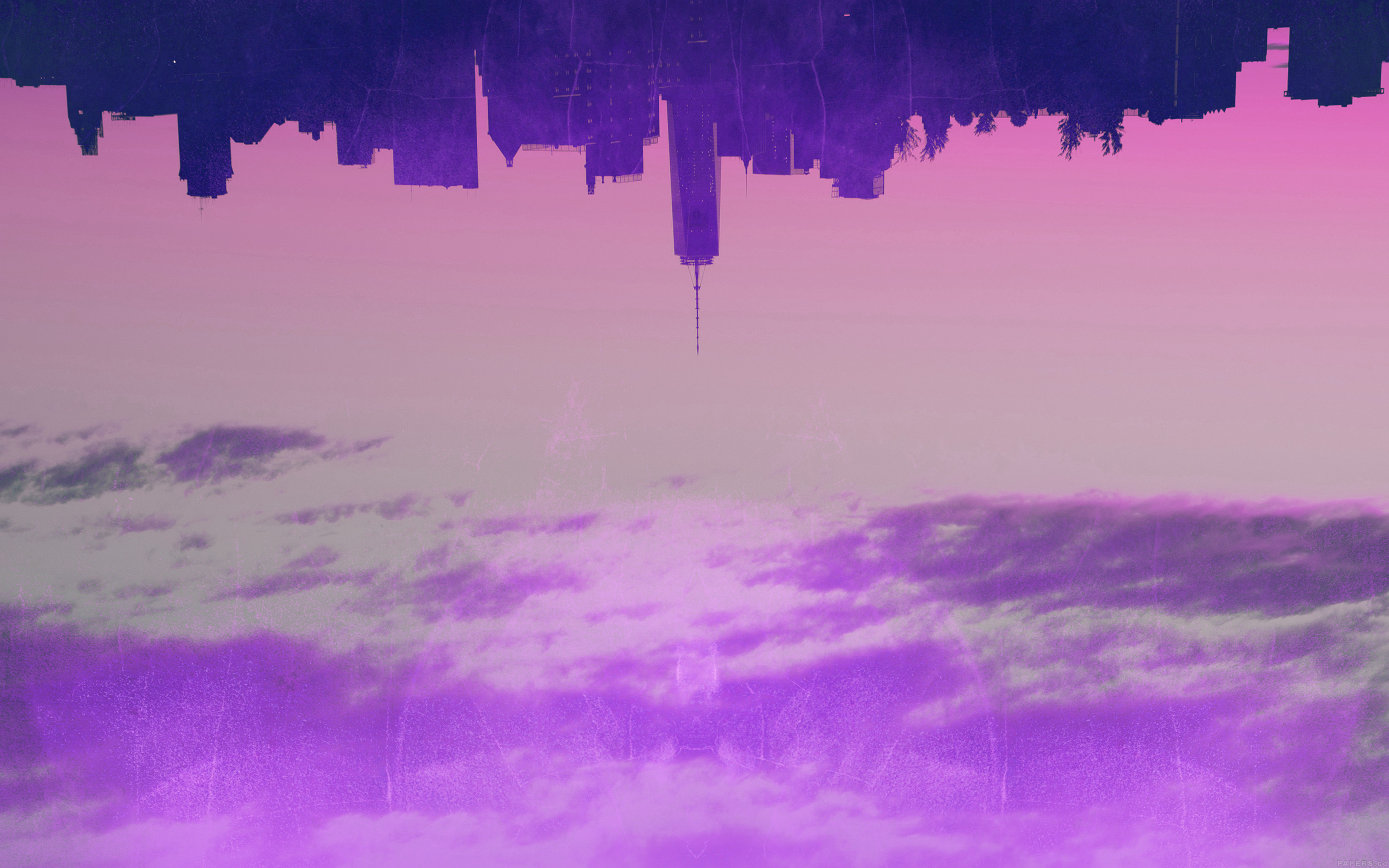 City Art Illust Purple