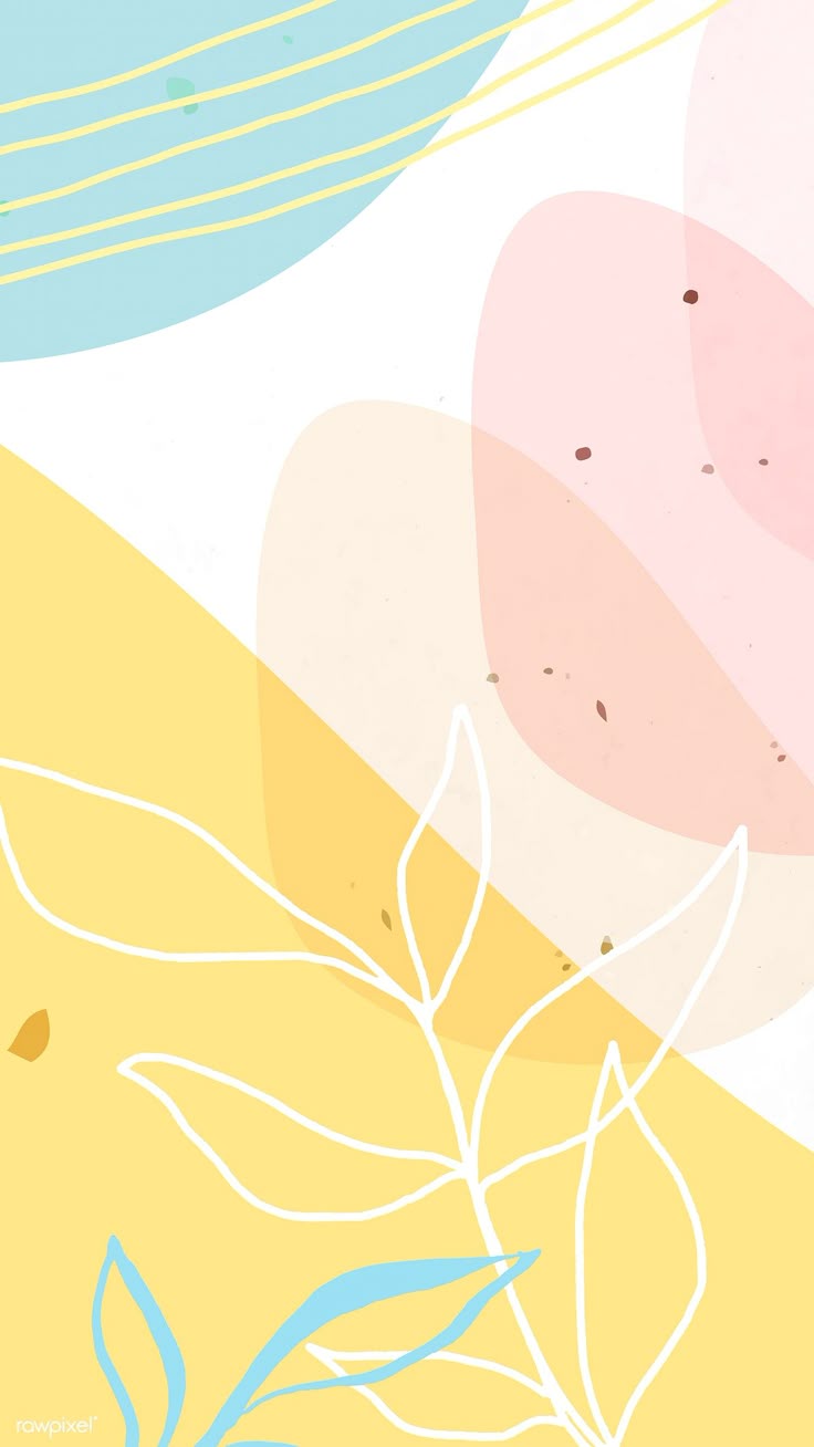 Abstract pastel Memphis