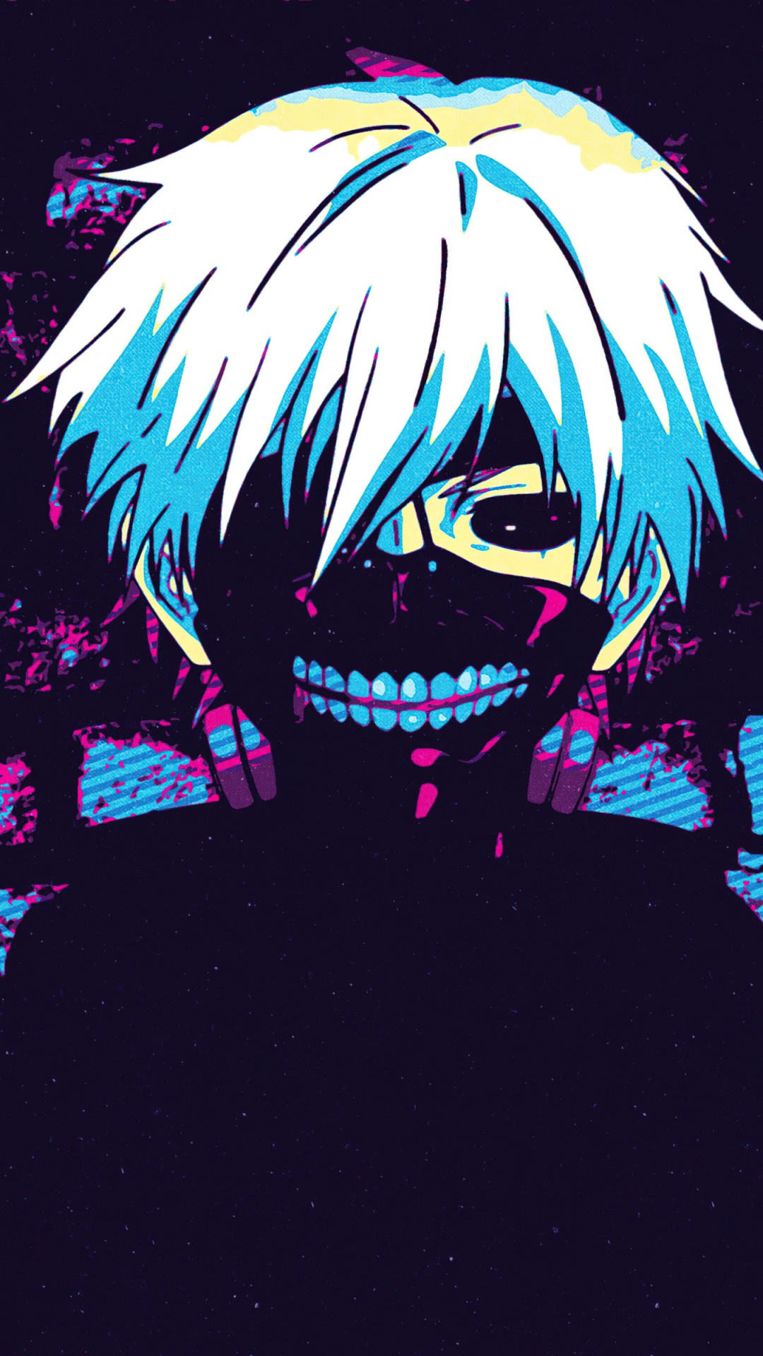 Ken Kaneki Wallpaper 4K, Digital Art