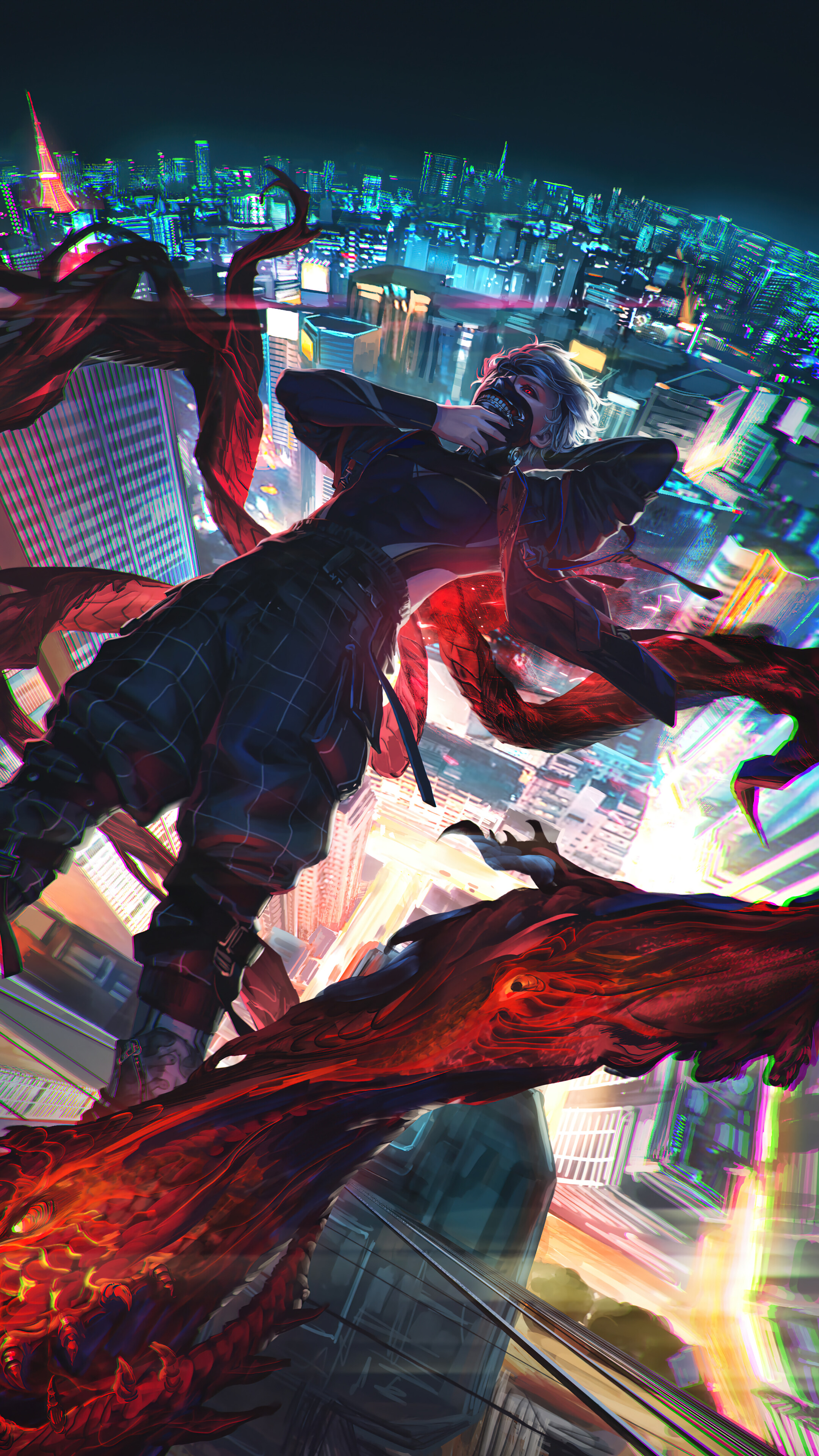 Ken Kaneki Kagune Tokyo Ghoul 4K
