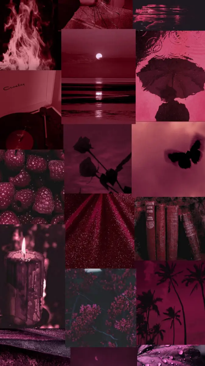 Maroon aesthetic wallpaper