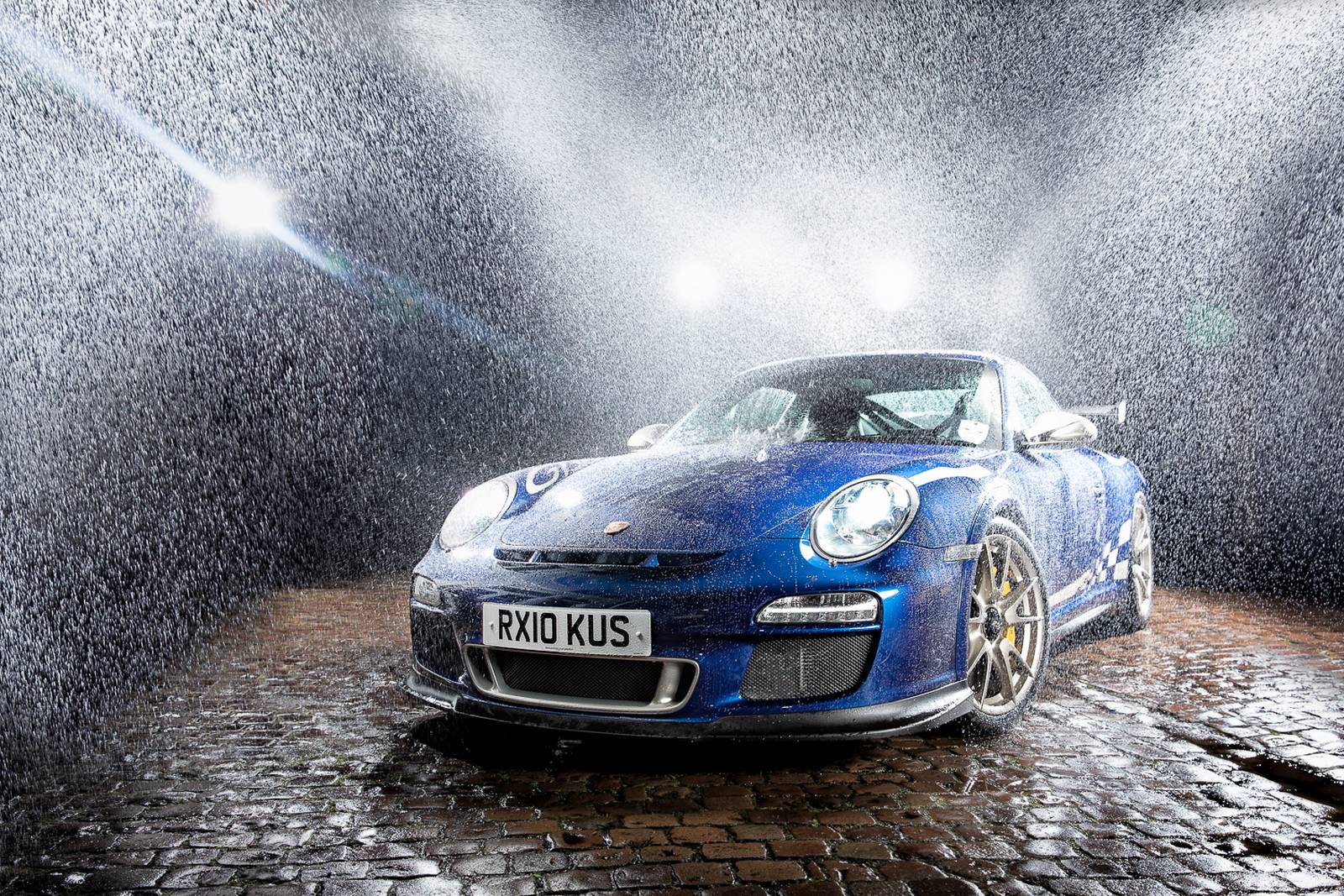 Stunning Blue Porsche 911 GT3 RS