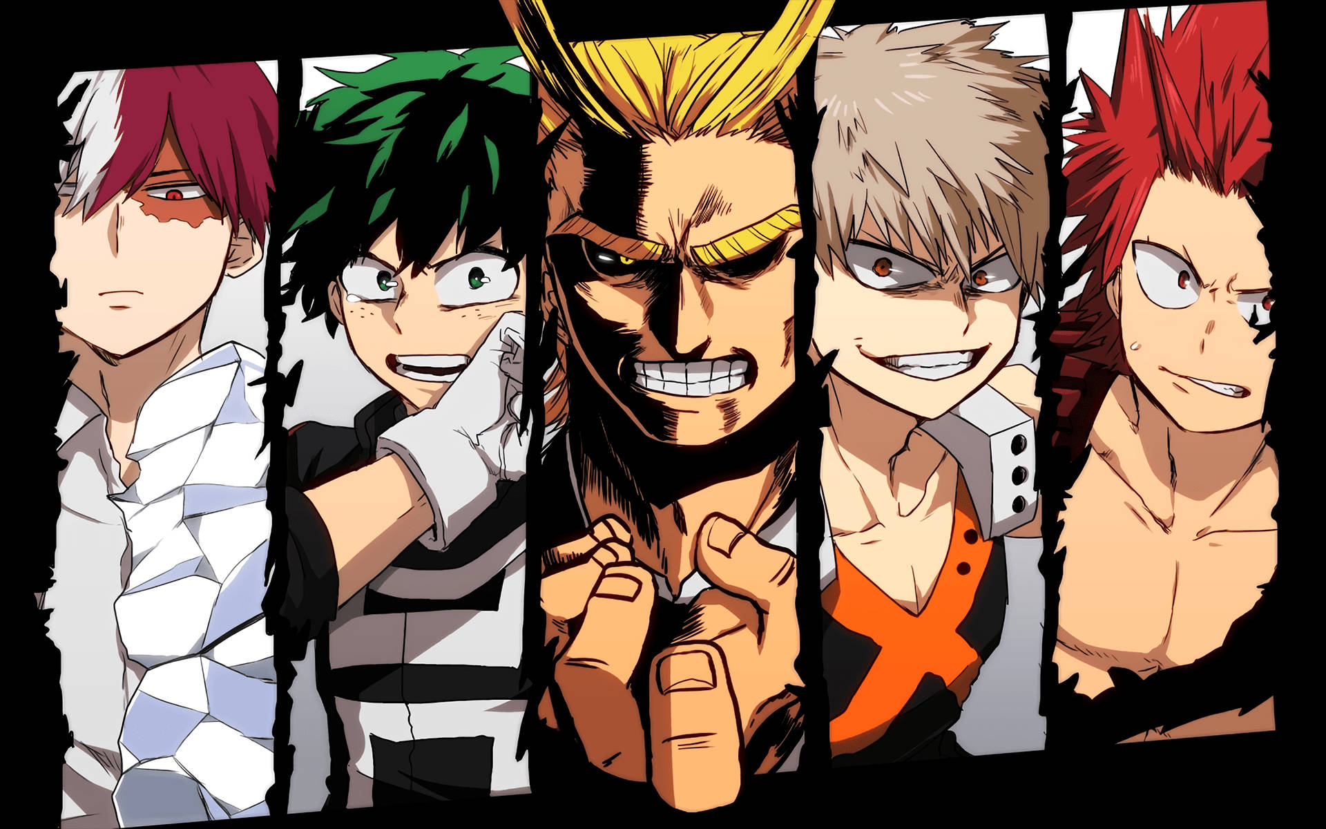 Bakugou And My Hero Academia Team Wallpaper