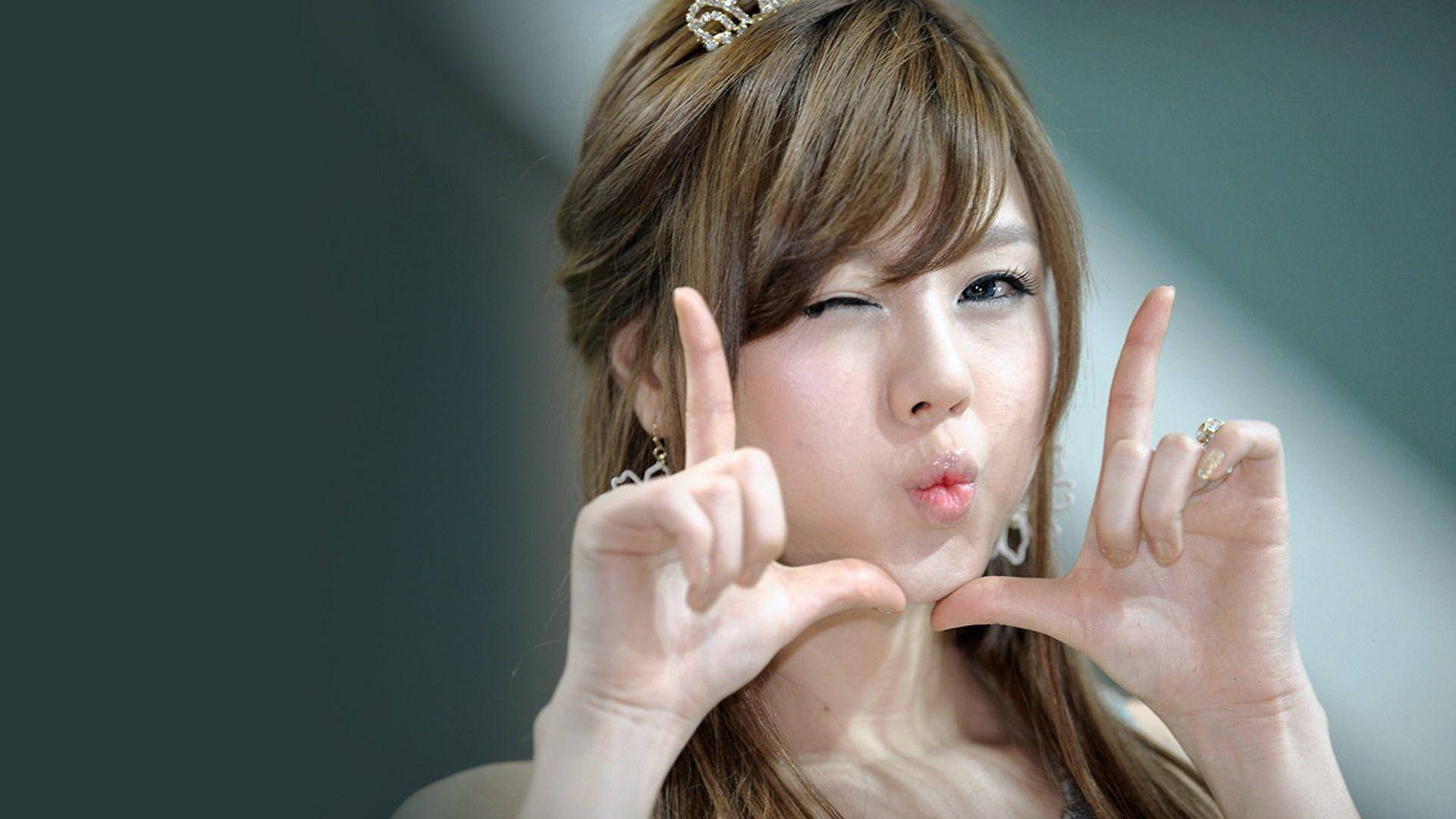 Stunning Beauty, Hwang Mi Hee Wallpaper