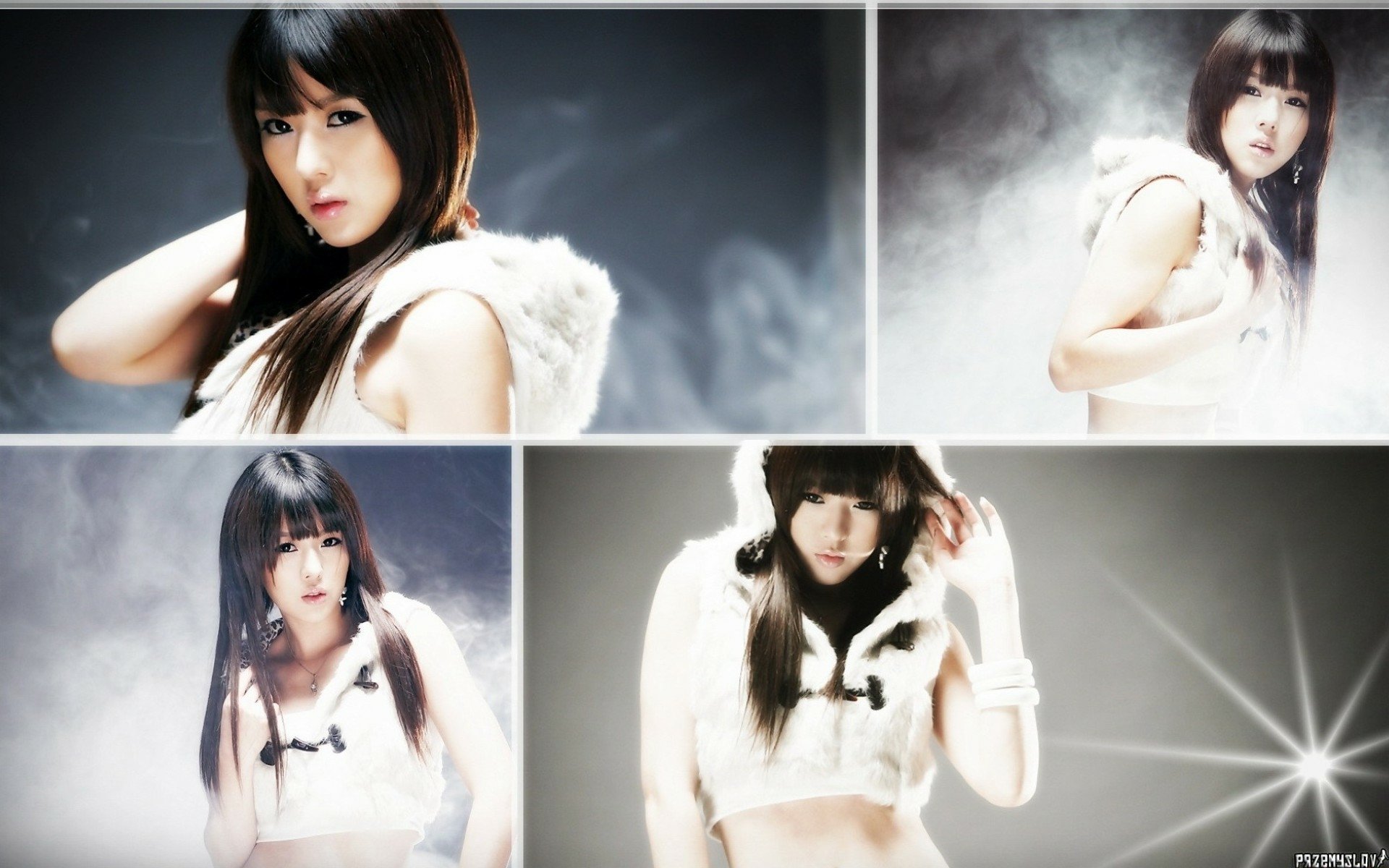 Korean Celebrity Hwang Mi Hee HD Wallpaper