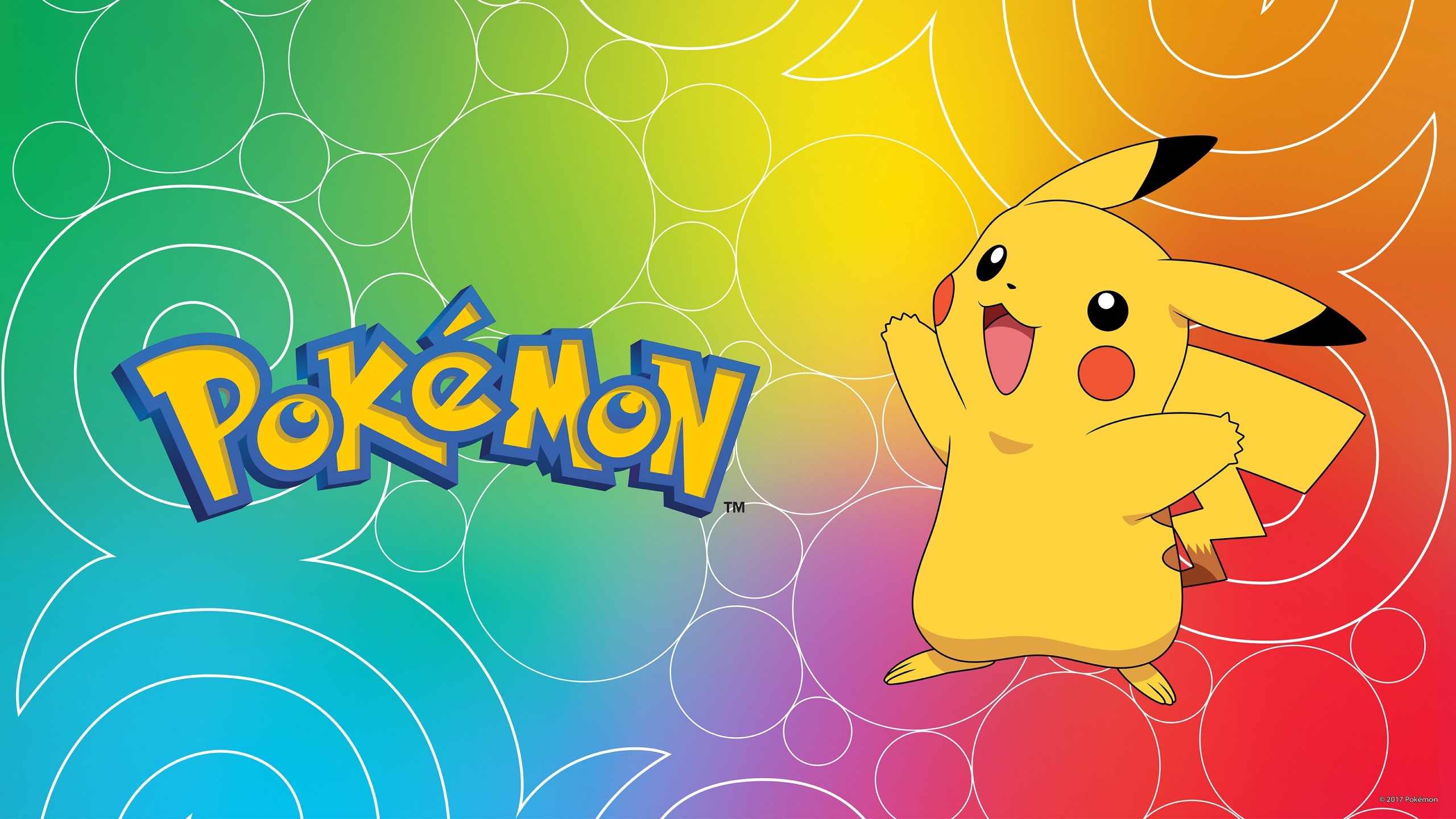 Pokemon Wallpaper 4K, Pikachu, Colorful