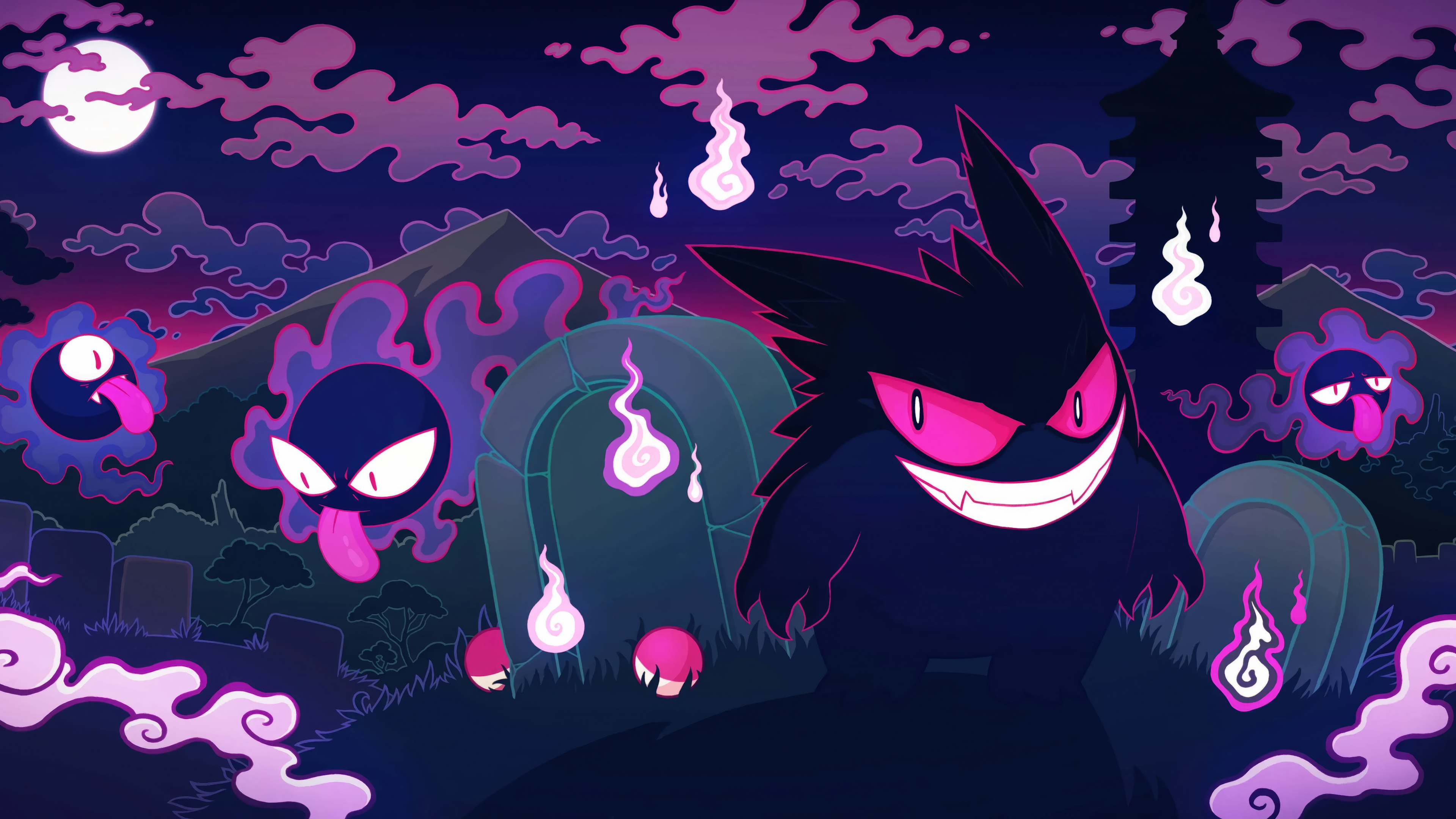Gengar Gastly Graveyard Pokemon