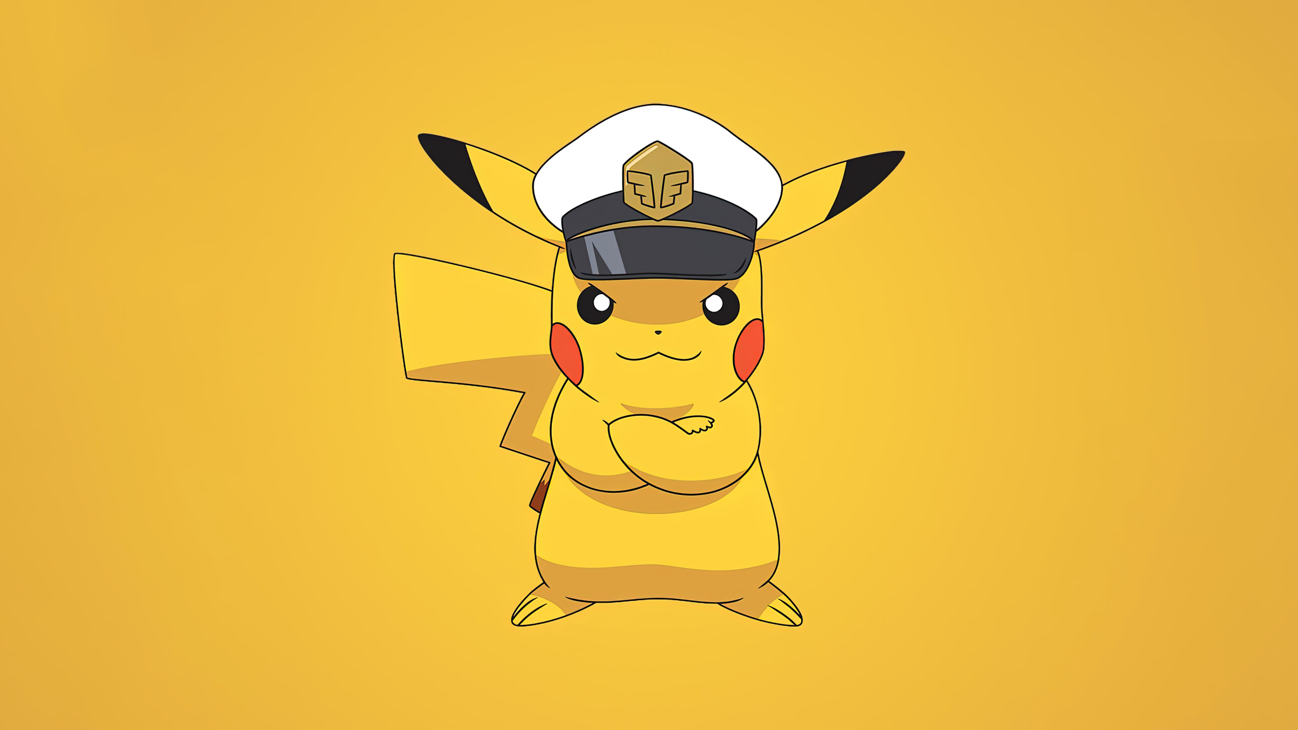 Pikachu Wallpaper 4K, Pokemon, Yellow