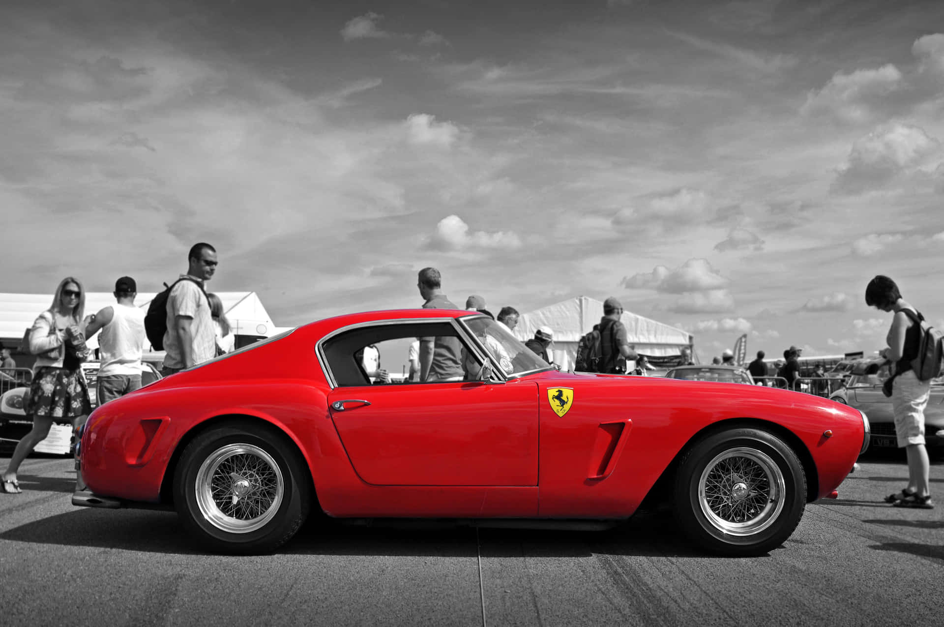 Vintage Ferrari” Wallpaper