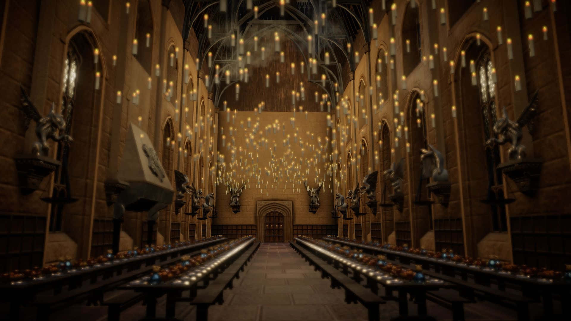 Great Hall in Hogwarts Castle Wallpaper