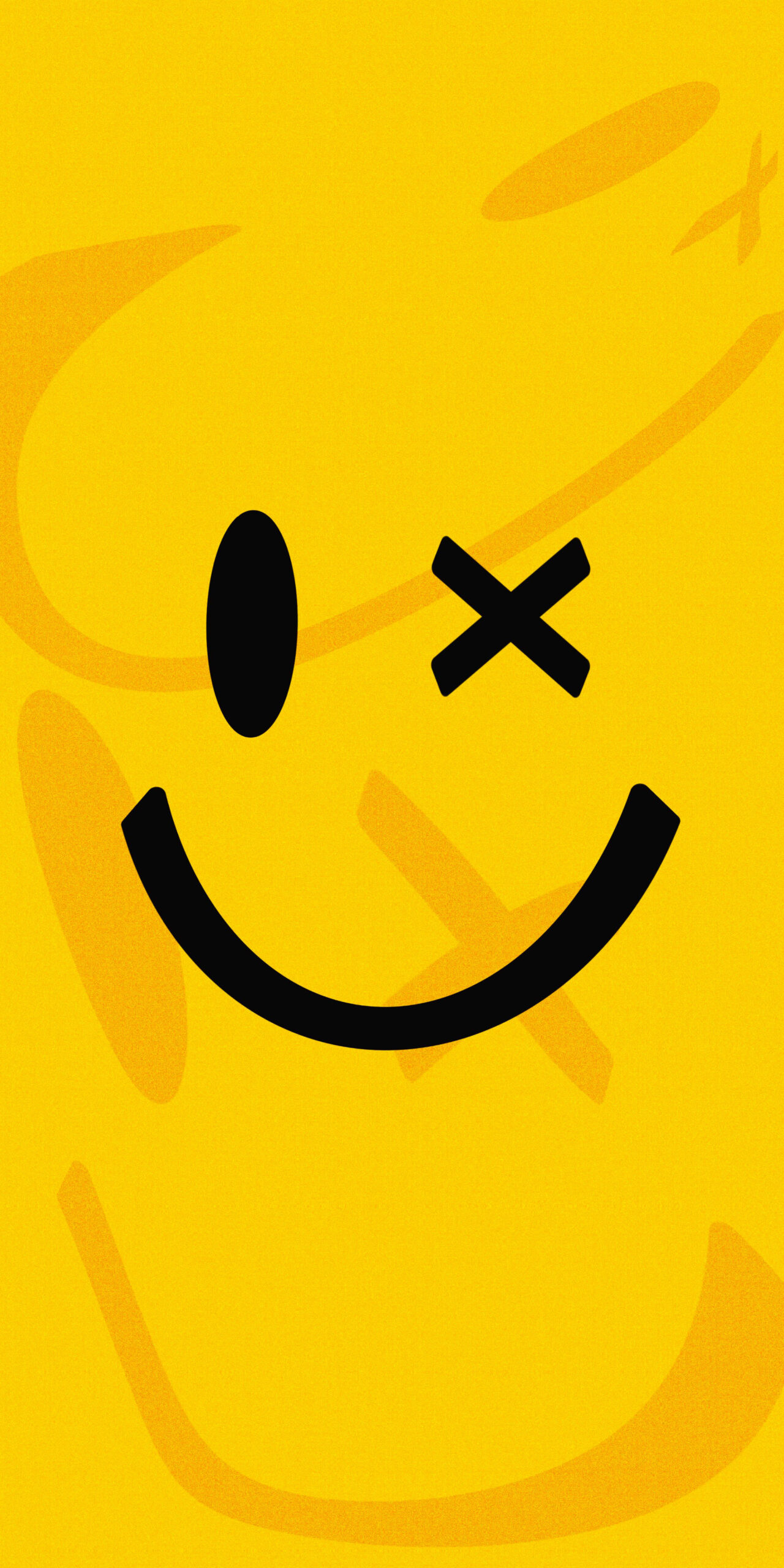 Yellow Smiley Face Wallpaper