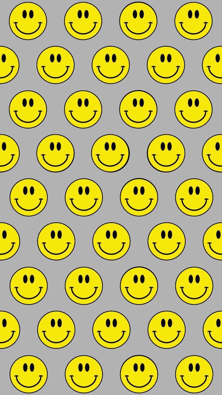 Yellow Smiley Faces Wallpaper