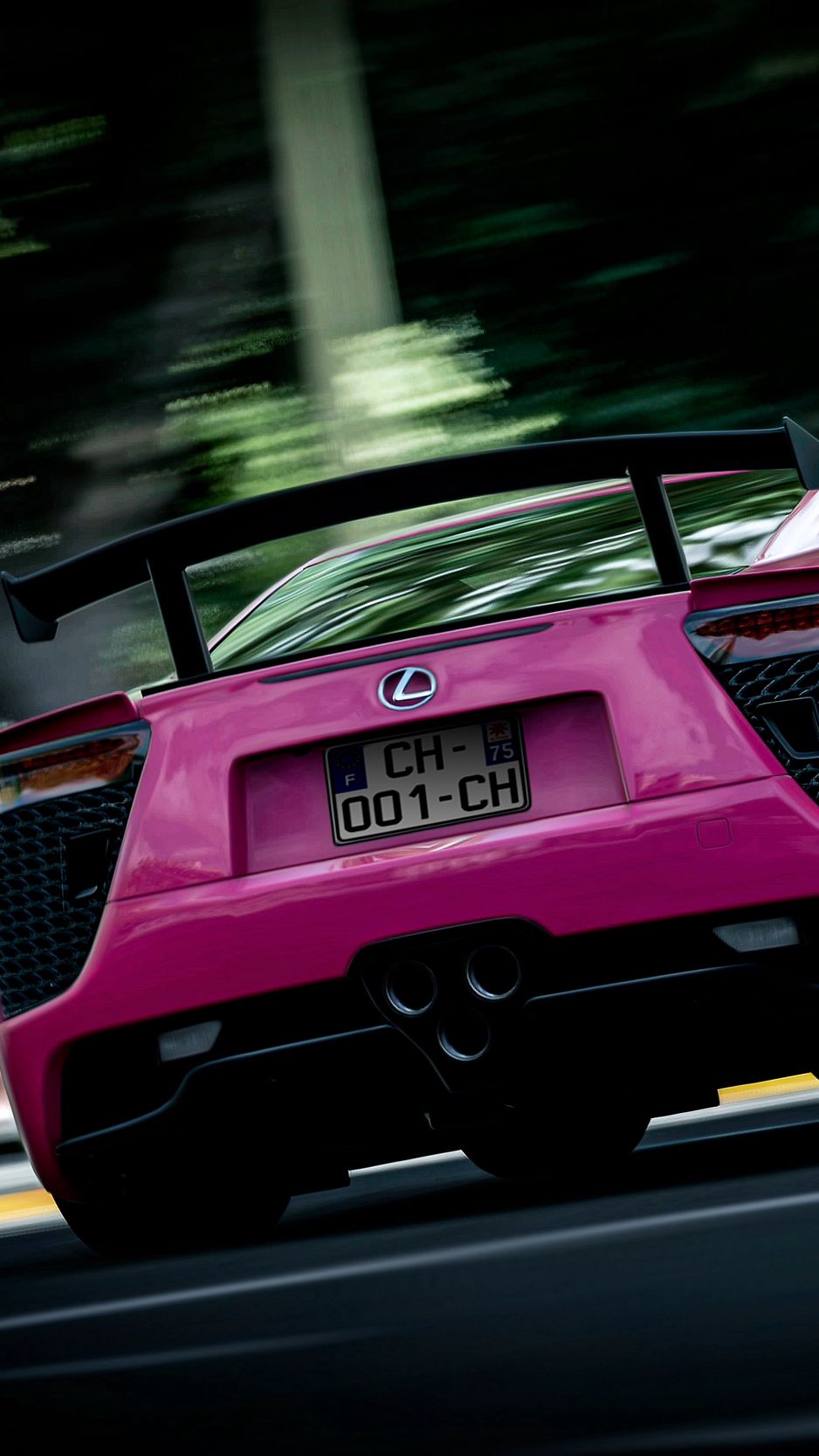 Download wallpaper 938x1668 lexus, pink