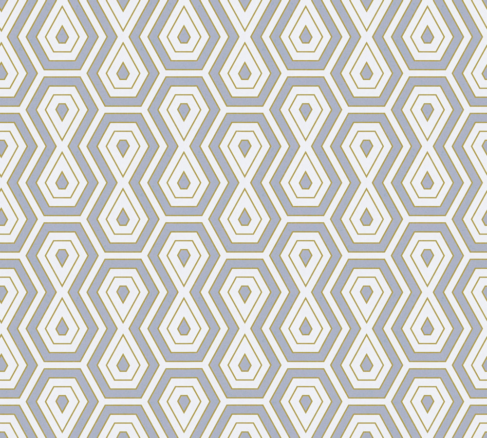 Non Woven Wallpaper Graphic Retro Grey