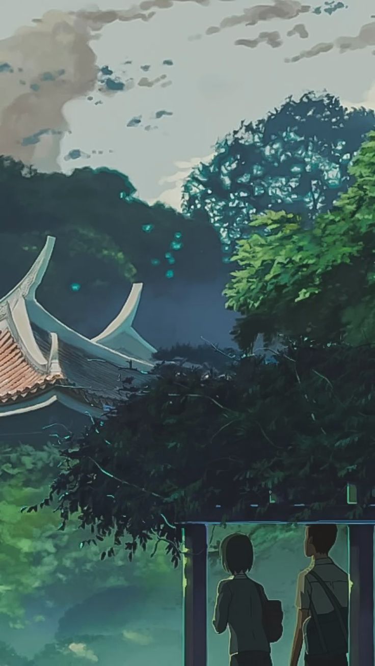 anime wallpaper (the garden of words)