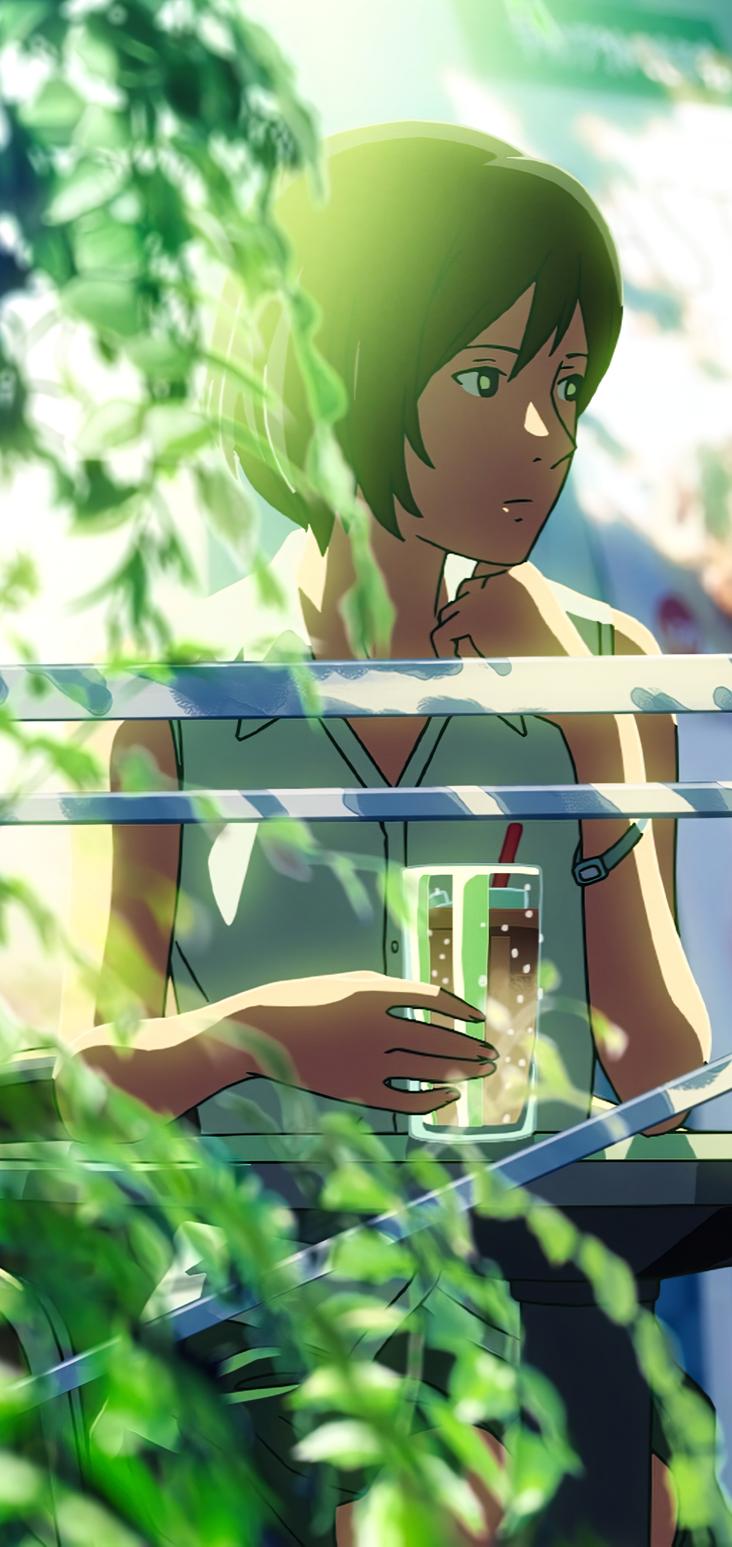 Mobile wallpaper: Anime, The Garden Of