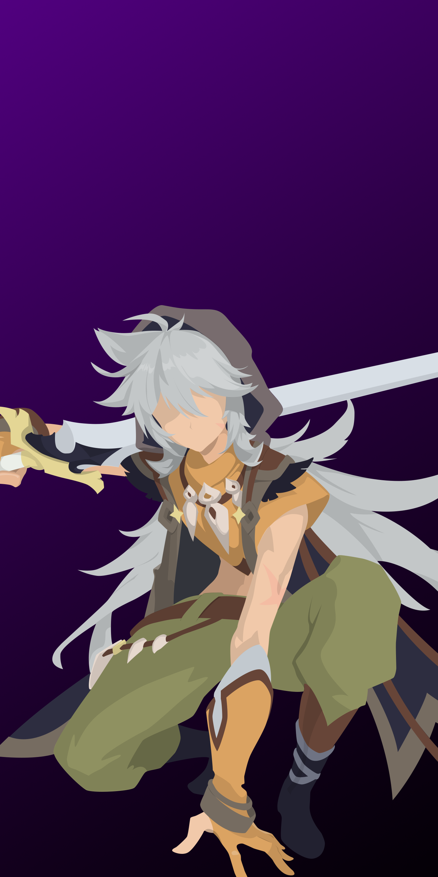 Razor Minimalistic Phone Wallpaper, r