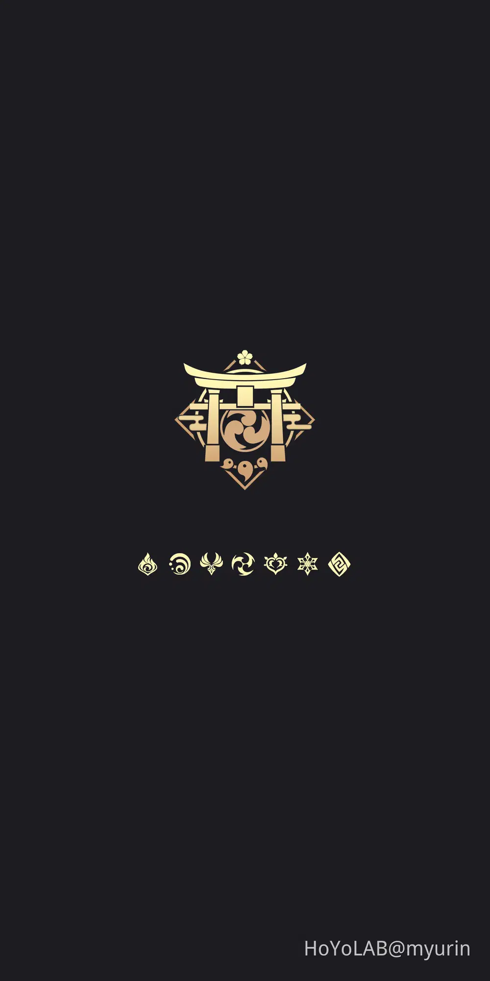 Minimalist Inazuma Loading Screen