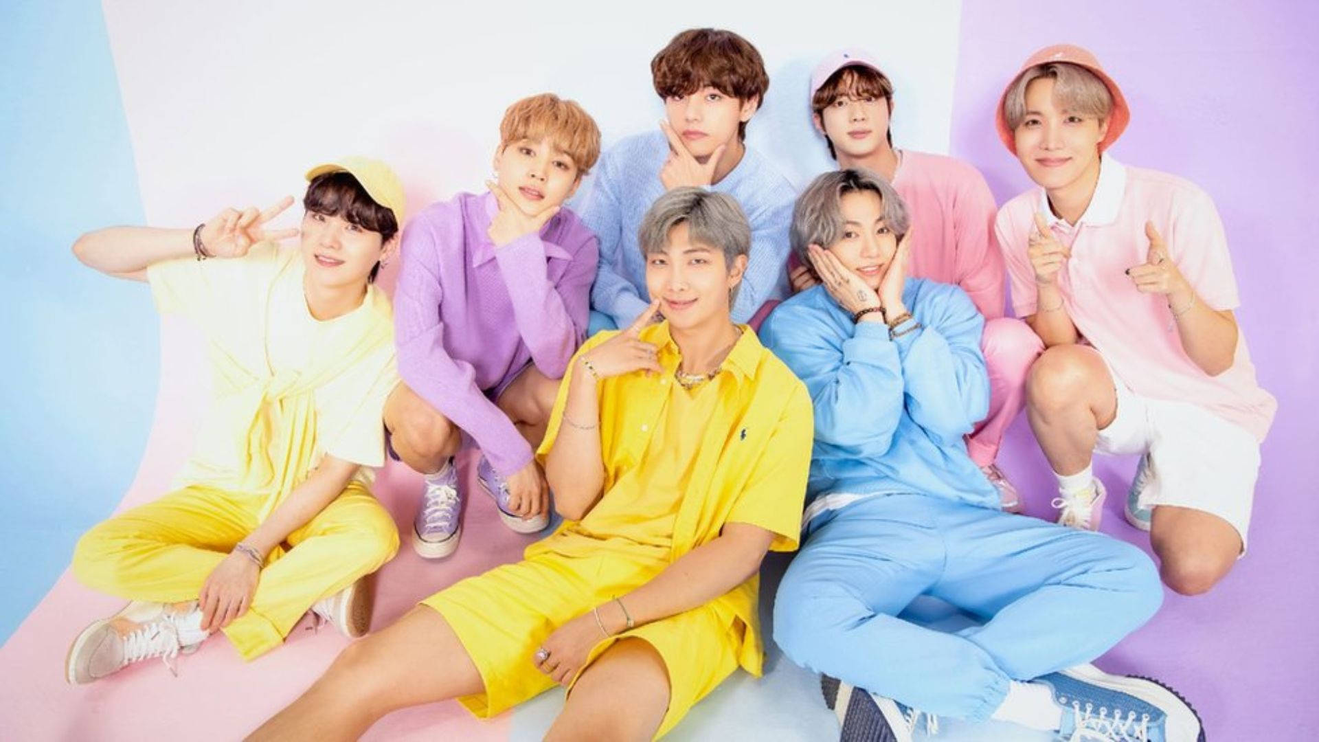 Bts Members Pose For 2021 Desktop