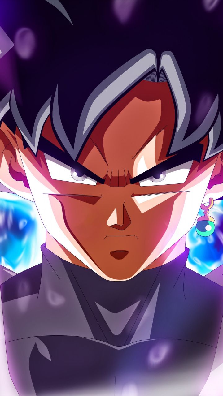 black goku, 720x1280 wallpaper