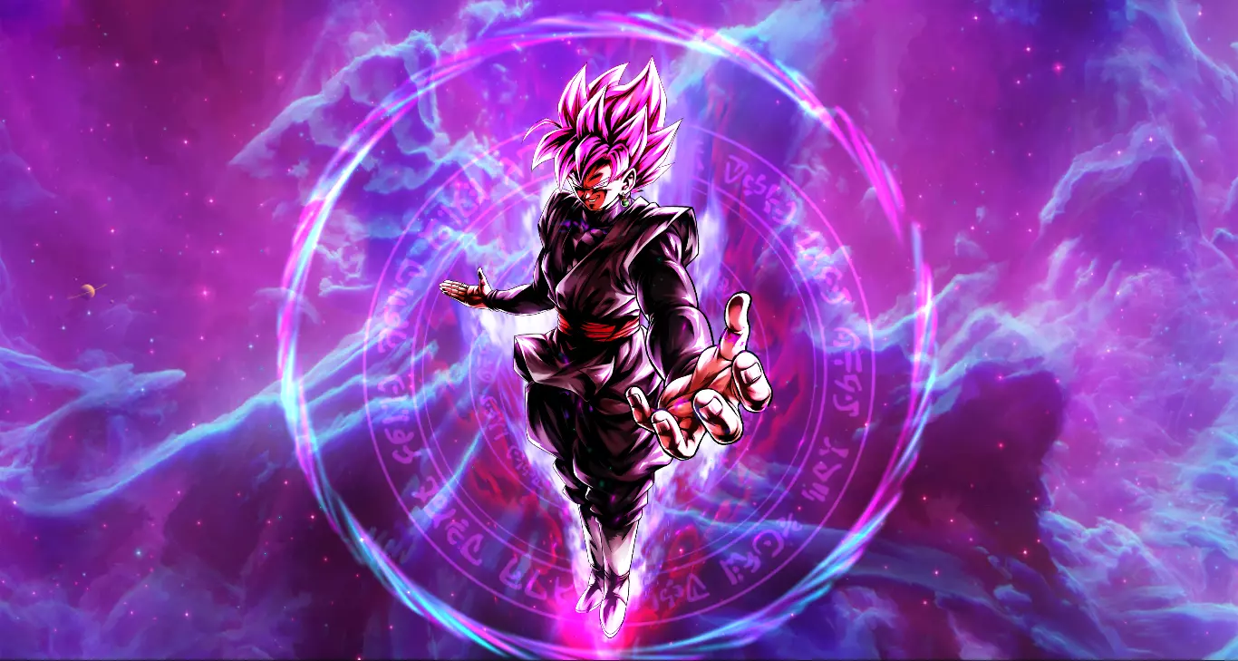 Live wallpaper Super Saiyan Rose Goku Black download on VSThemes.org