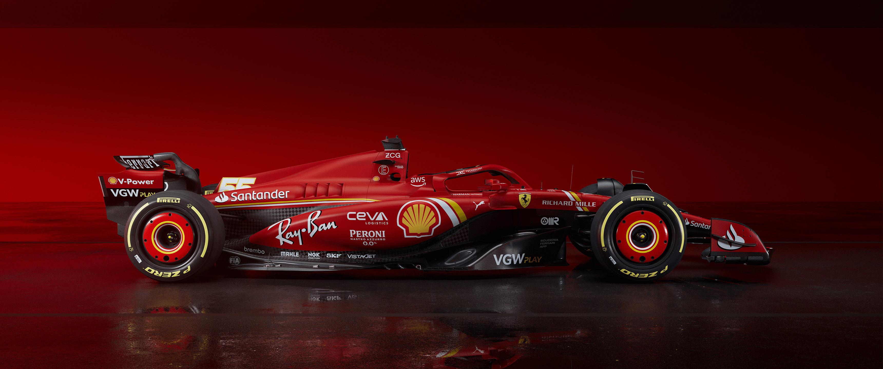 2024 Ferrari SF 24 Formula 1 Car
